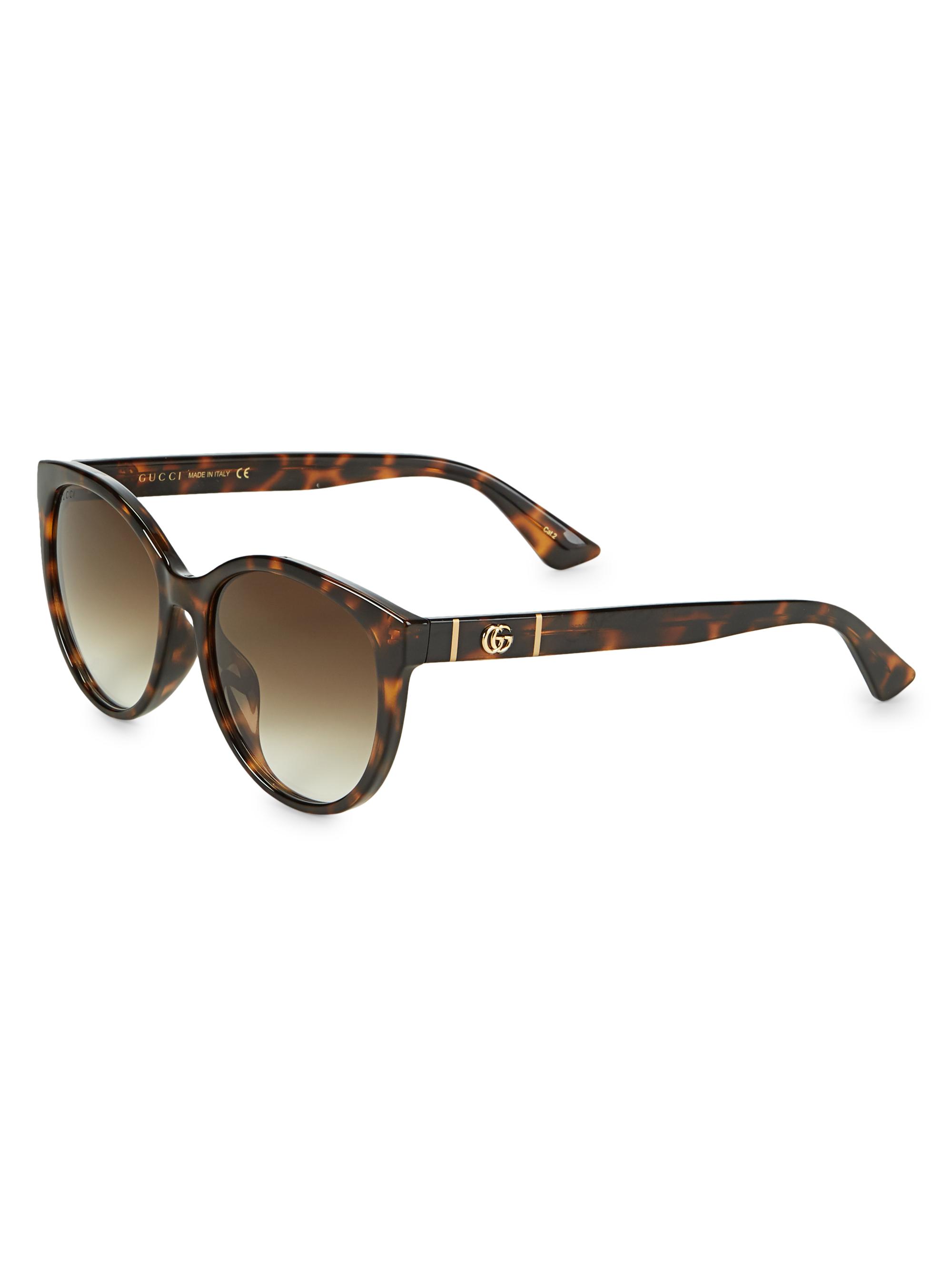Gucci Women's 56MM Cat-Eye Sunglasses - Havana
