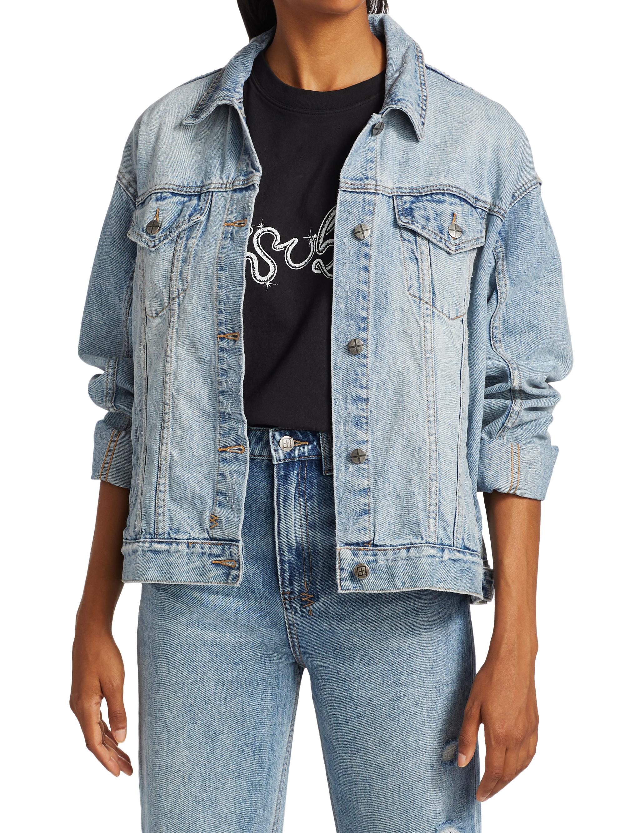 Ksubi Bring Back Life Oversized Denim Jacket | Saks Fifth Avenue