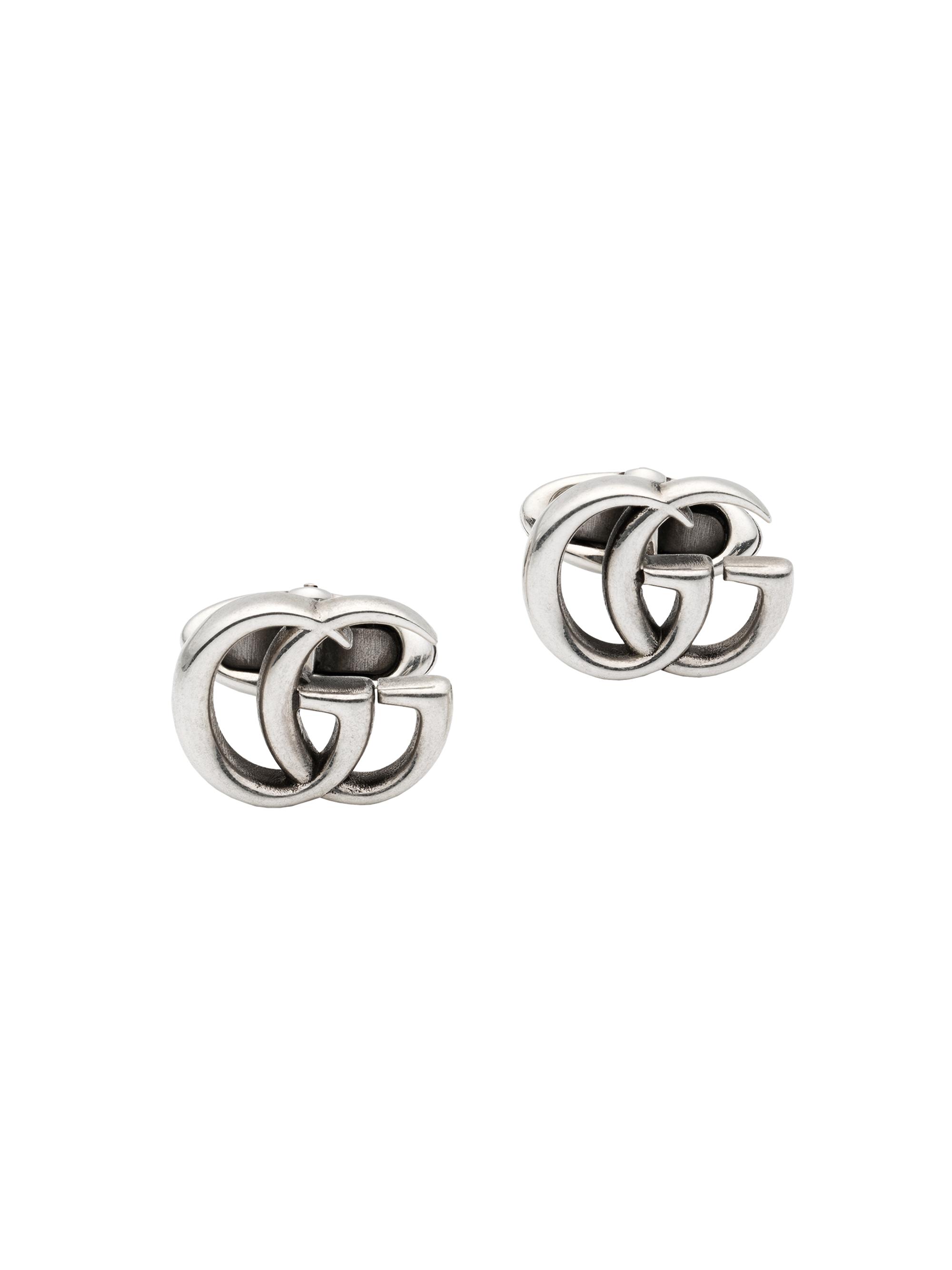 Gucci Men's GG Marmont 925 Sterling Silver Cufflinks - Silver