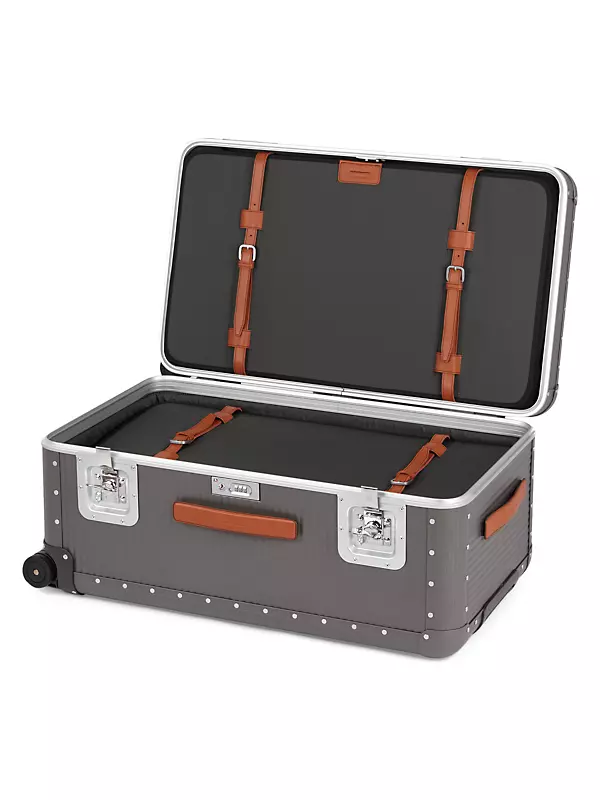 Bank Trunk On Wheels Suitcase