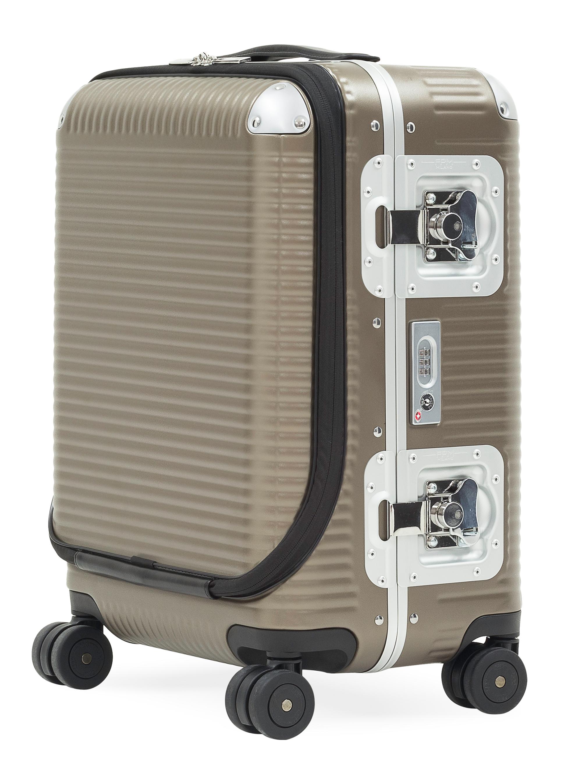 FPM Men's 53 Bank Light Spinner Cabin 21" Carry-On Suitcase - Matte Almond