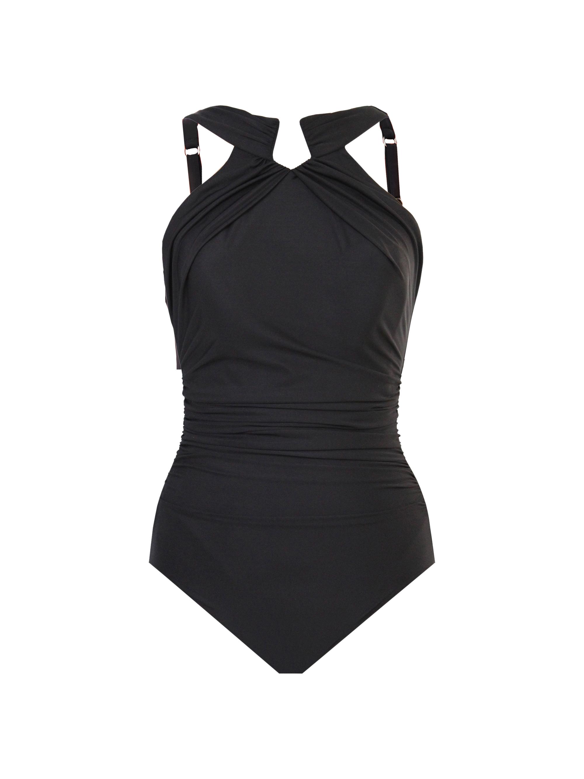 Miraclesuit Swim Women's Rock Solid Aphrodite One-Piece Swimsuit - Black
