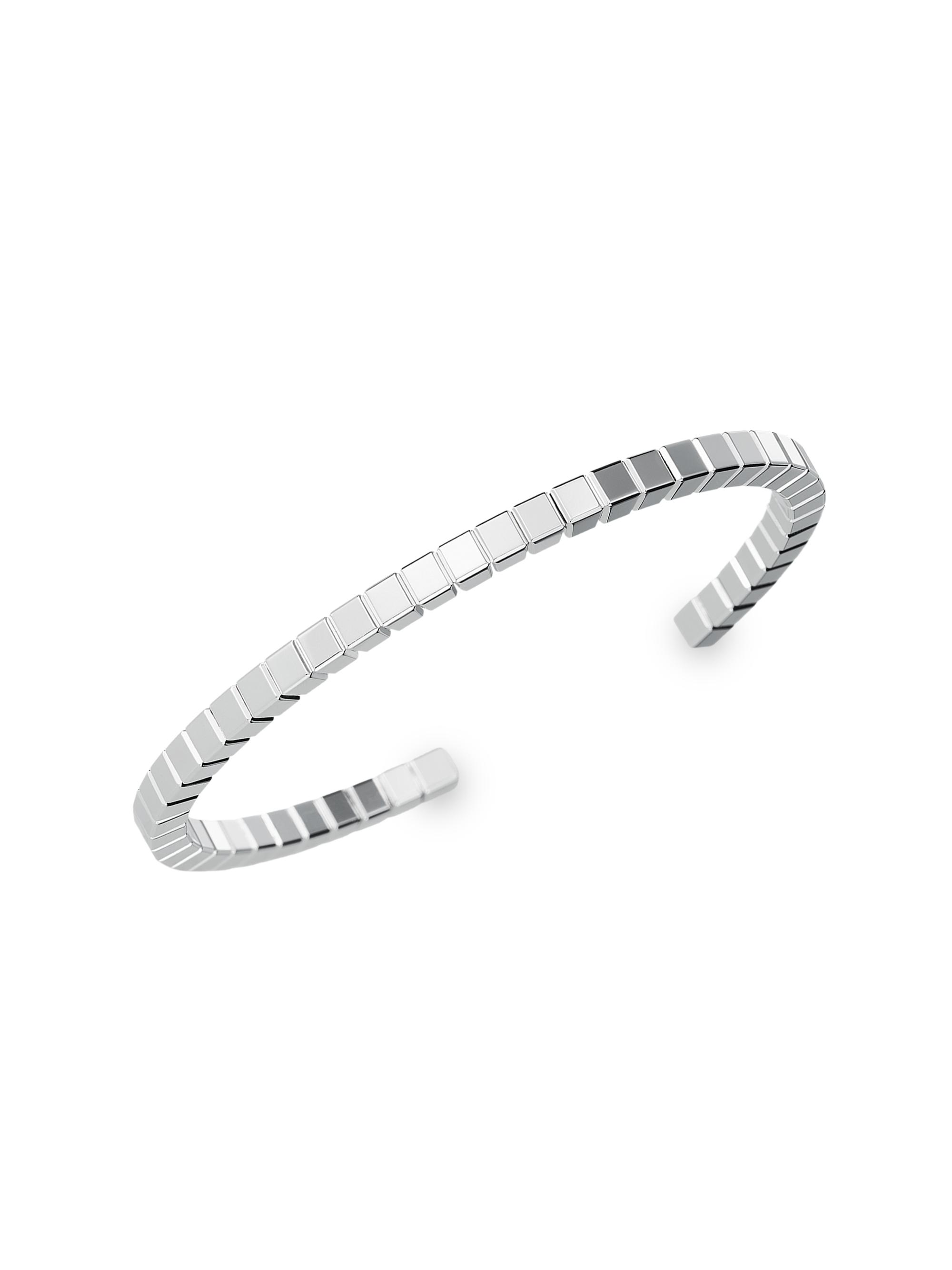 Chopard Women's Ice Cube White Gold Bangle - Fair Mined White Gold