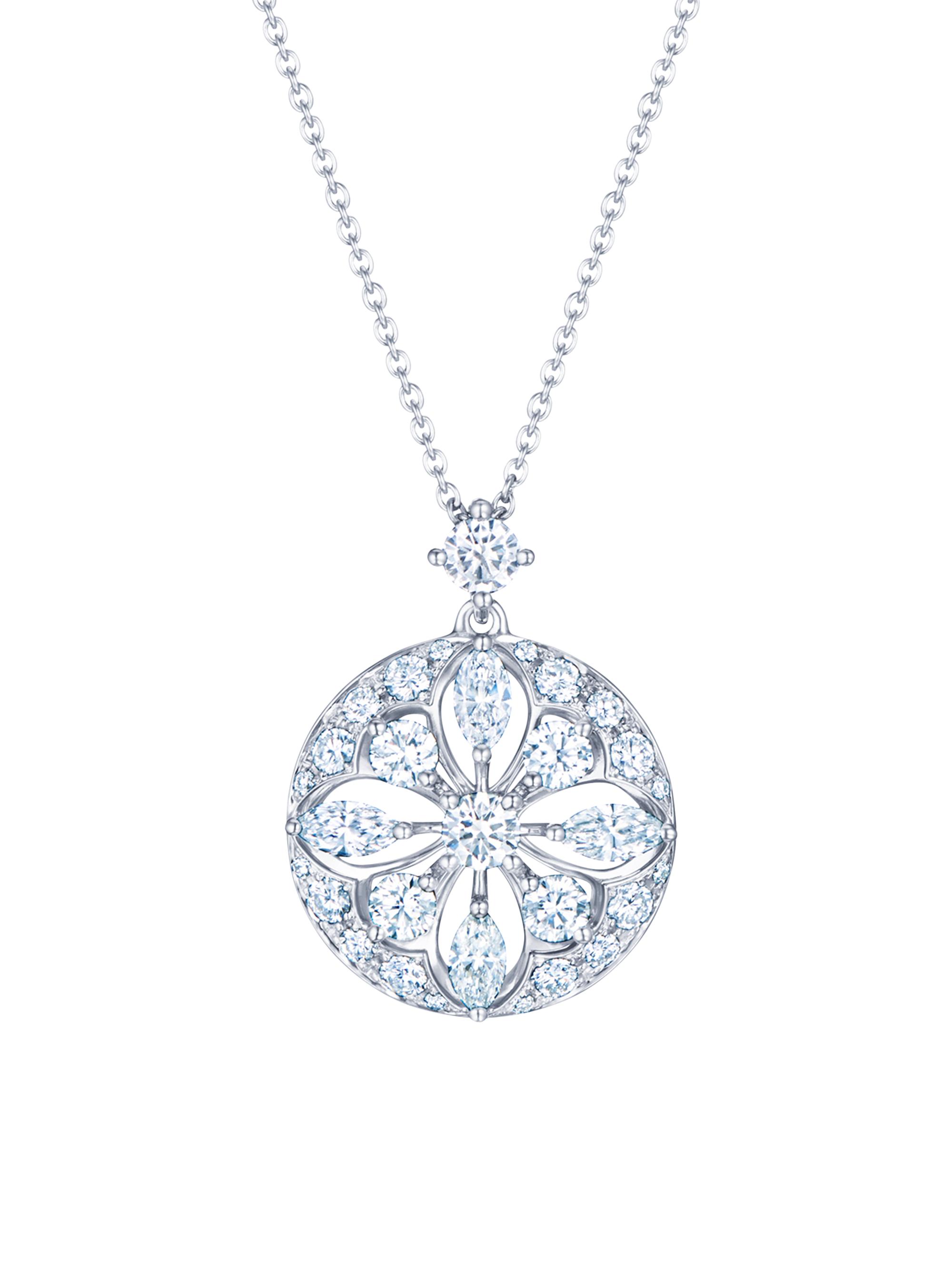 Kwiat Women's  Star 18K White Gold & Diamond Pendant Necklace - White Gold