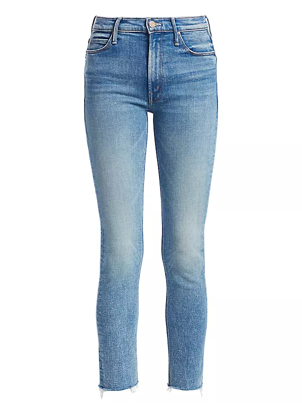 Mid Rise Pull On Crop Skinny Jeans with Rolled Hem in Medium Denim – Sweet  Sassafras Boutique