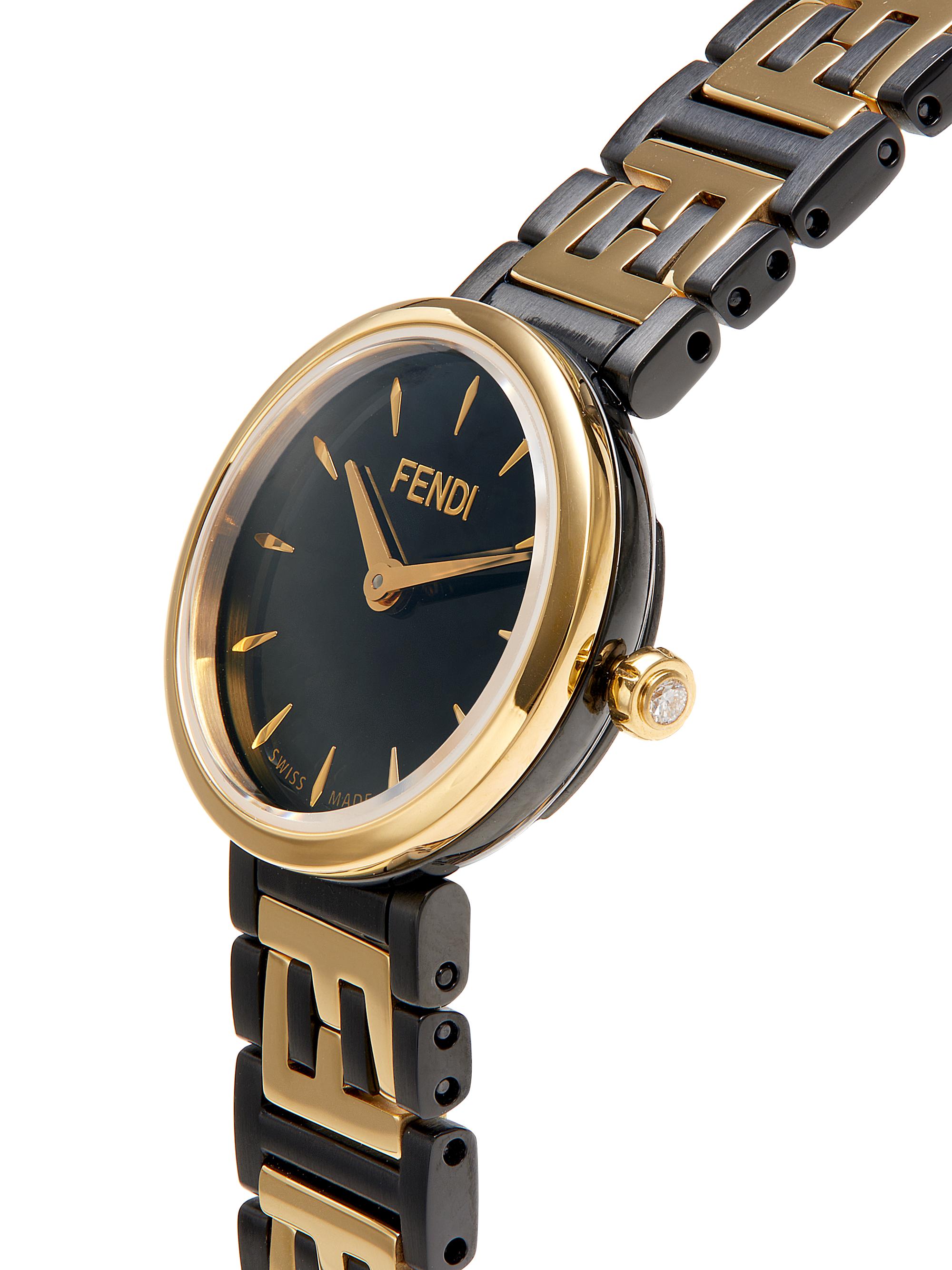 Fendi Selleria 時計 ゴールド シルバ Fendi Goldtone Stainless Steel Bracelet Watch/19MM | Saks Fifth Avenue