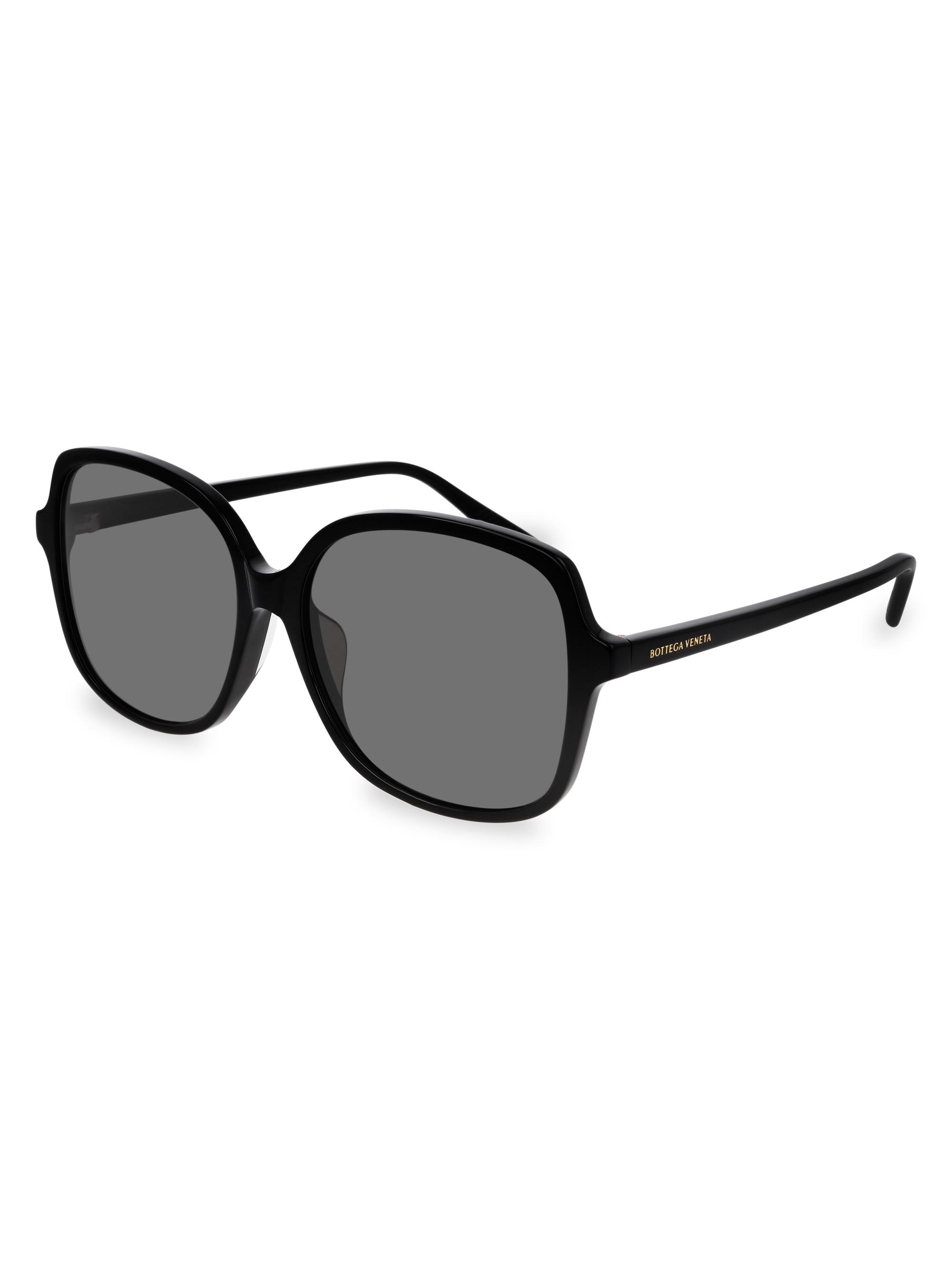 Bottega Veneta Women's 59MM Square Sunglasses - Black
