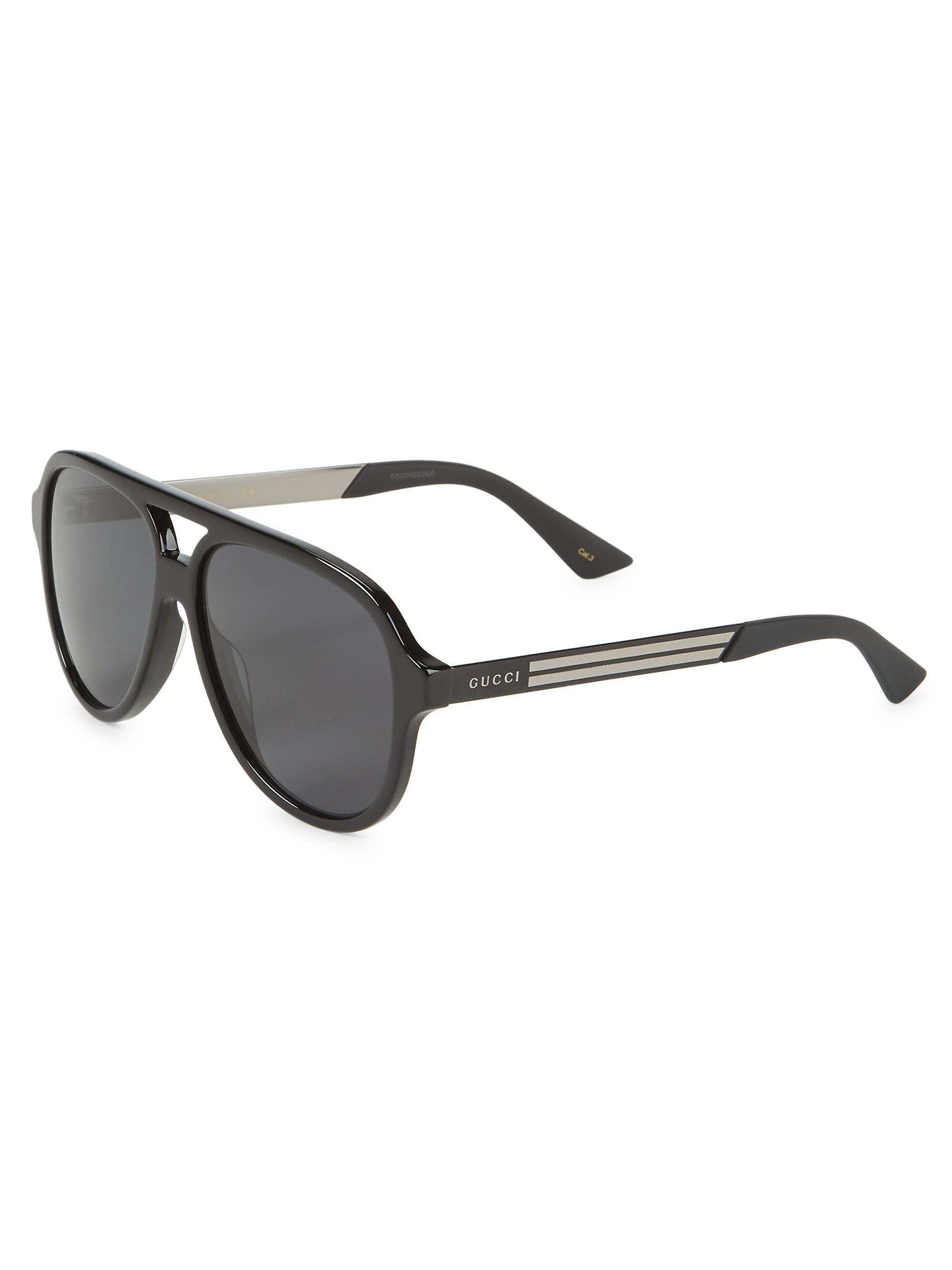 Gucci 59MM Aviator Sunglasses | Saks Fifth Avenue