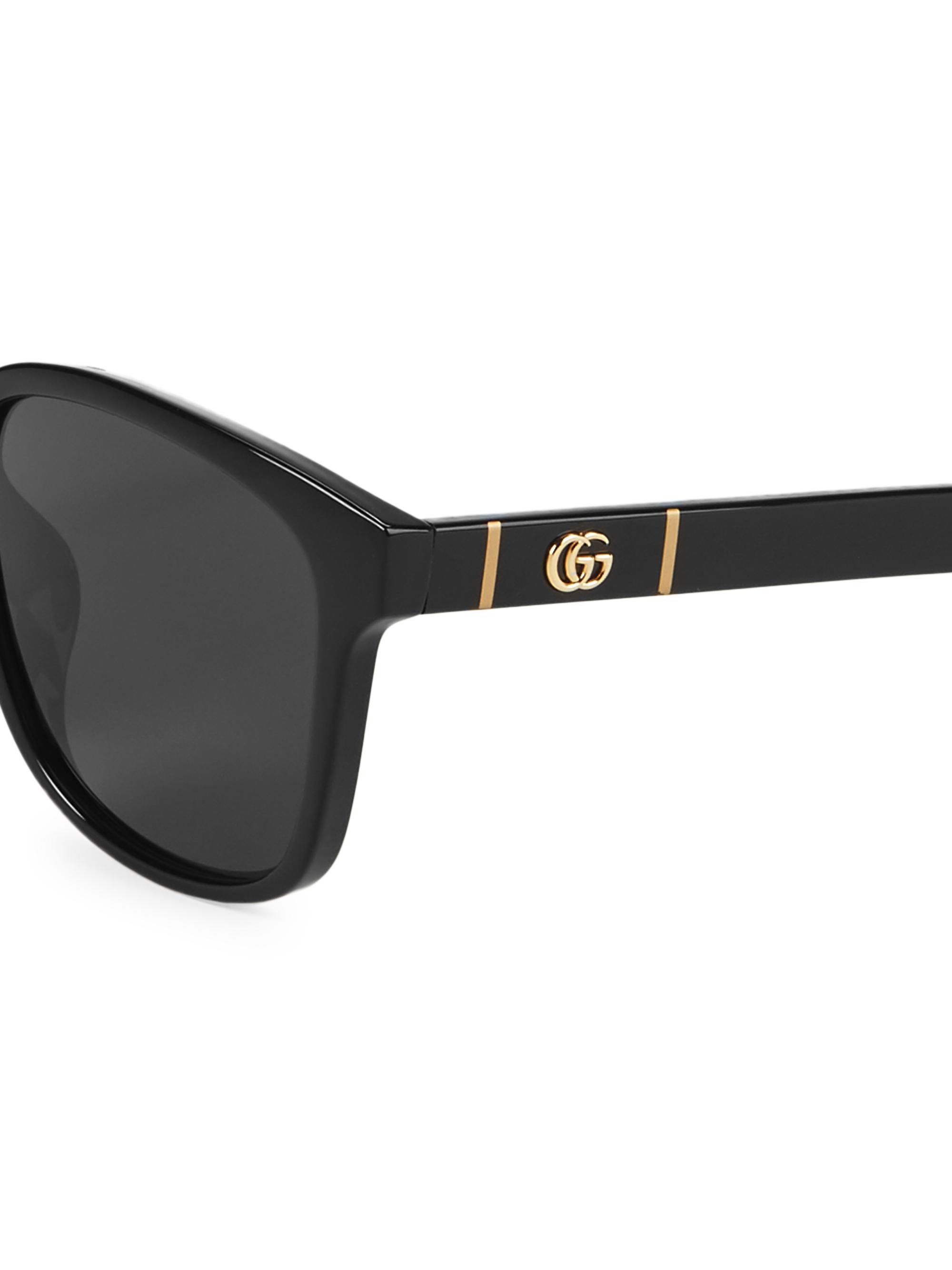 Gucci 56MM Square Sunglasses | Saks Fifth Avenue