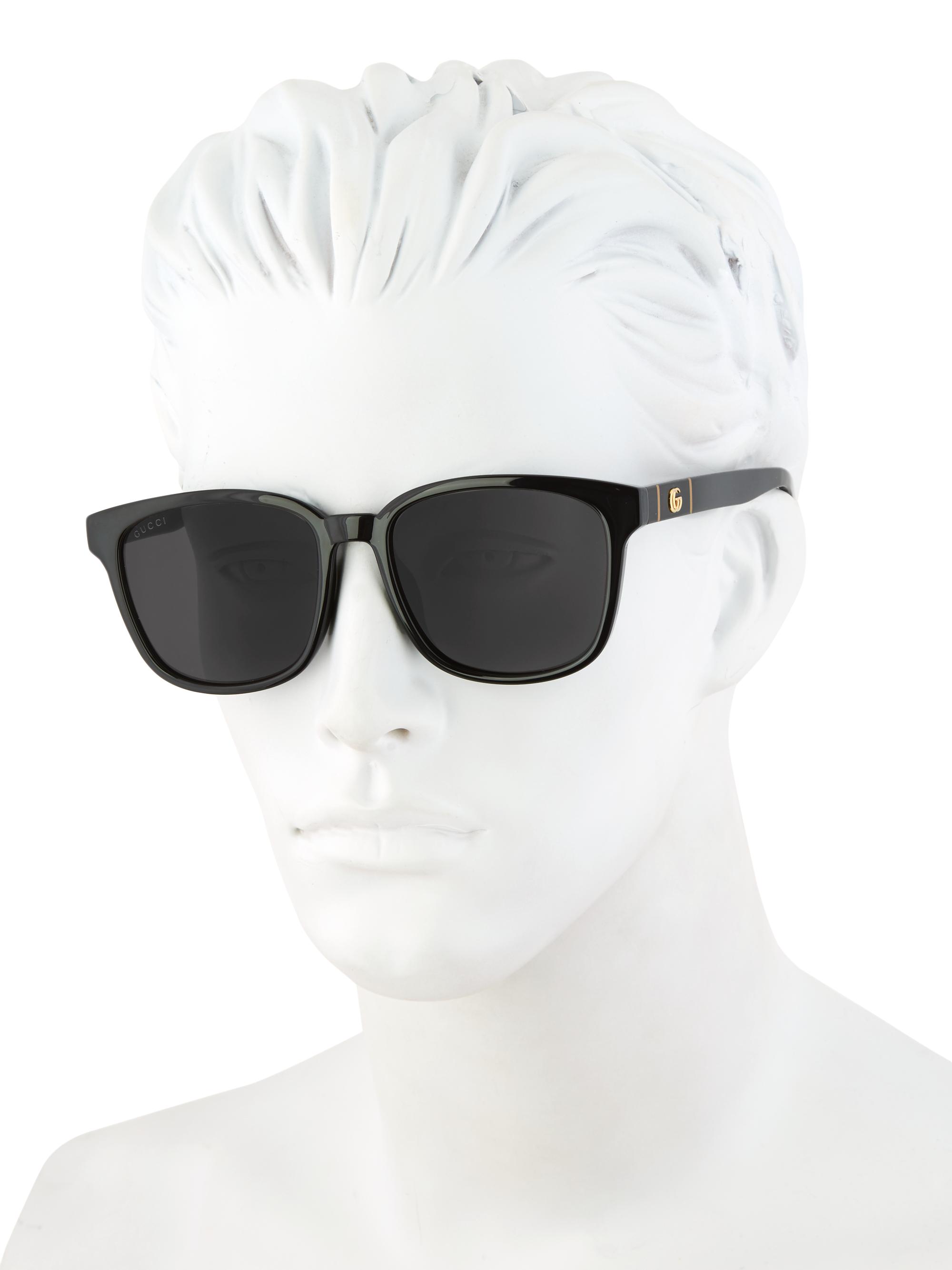 小物 Archive GUCCI sunglasses black Gucci 56MM Square Sunglasses | Saks Fifth Avenue