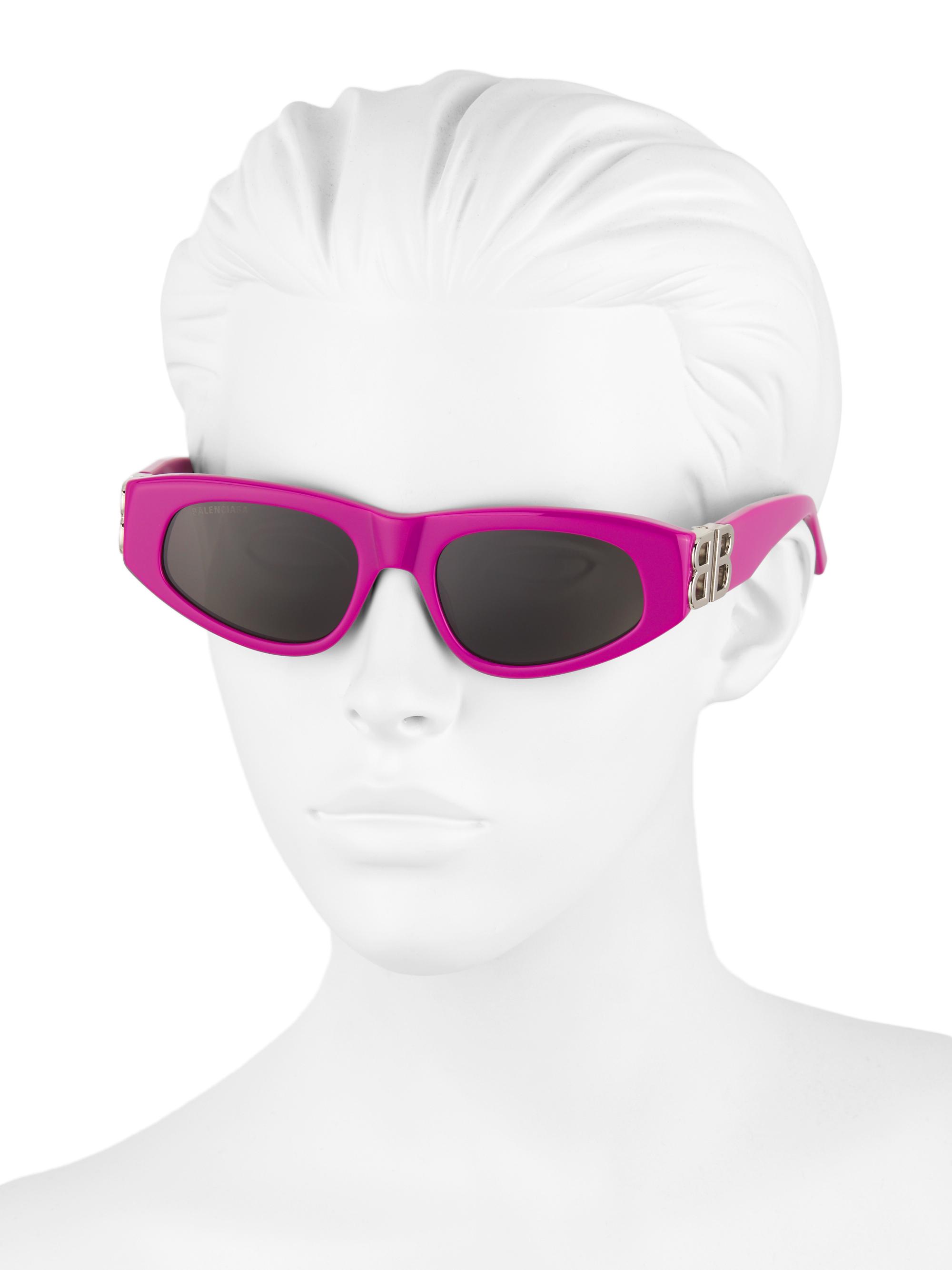 Balenciaga 53MM Narrow Sunglasses | Saks Fifth Avenue