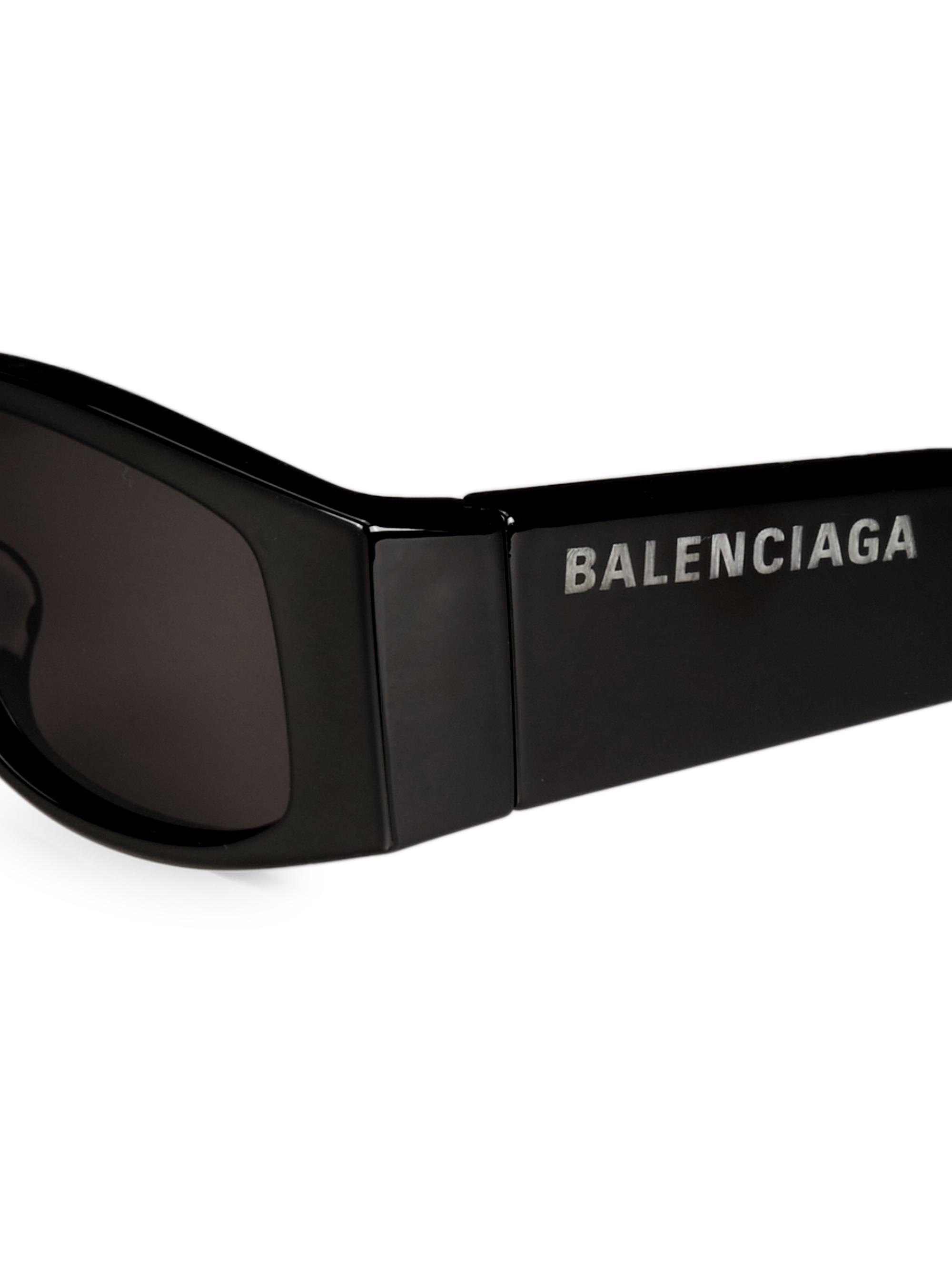 Balenciaga 56MM Rectangular LED Sunglasses | Saks Fifth Avenue