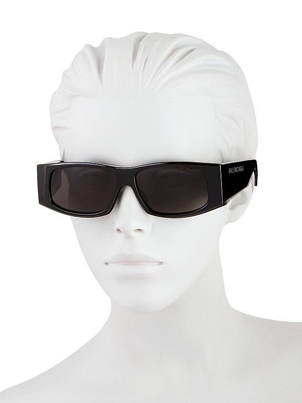 Shop Balenciaga 56MM Rectangular LED Sunglasses | Saks Fifth Shop Balenciaga 56MM Rectangular LED Sunglasses | Saks Fifth