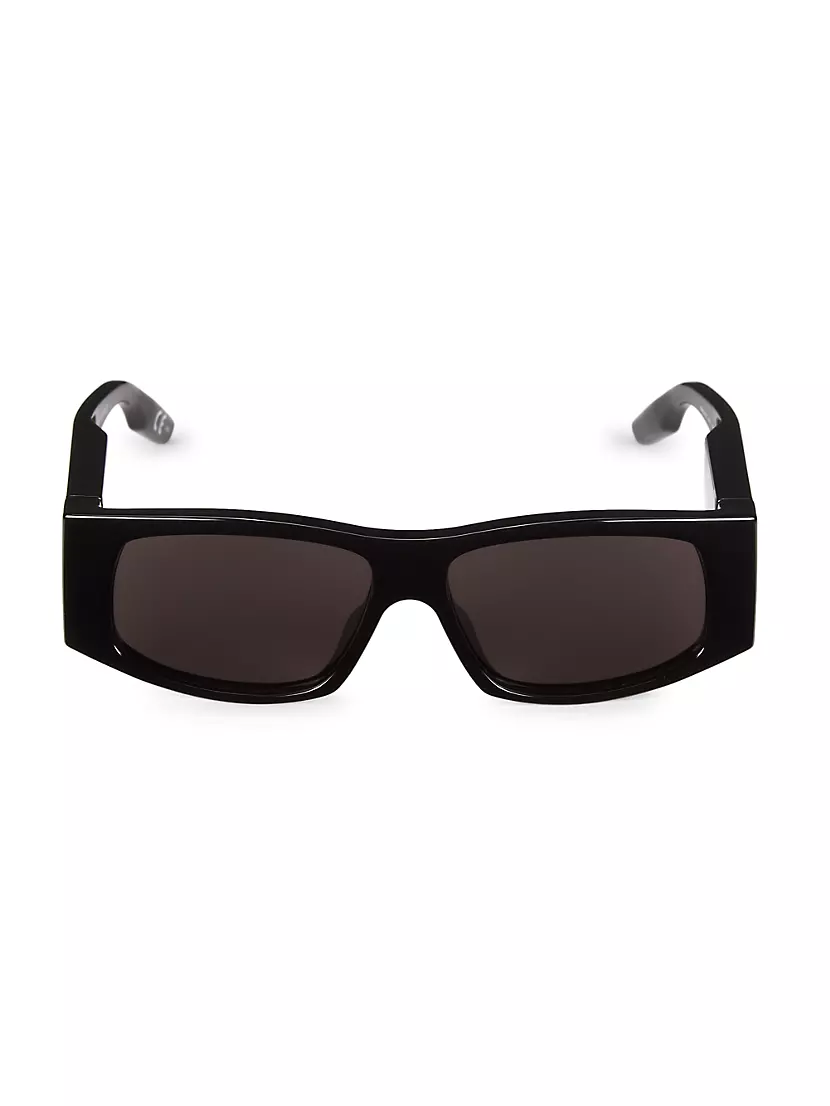 Chanel, Black square sunglasses with chain - Unique Designer Pieces