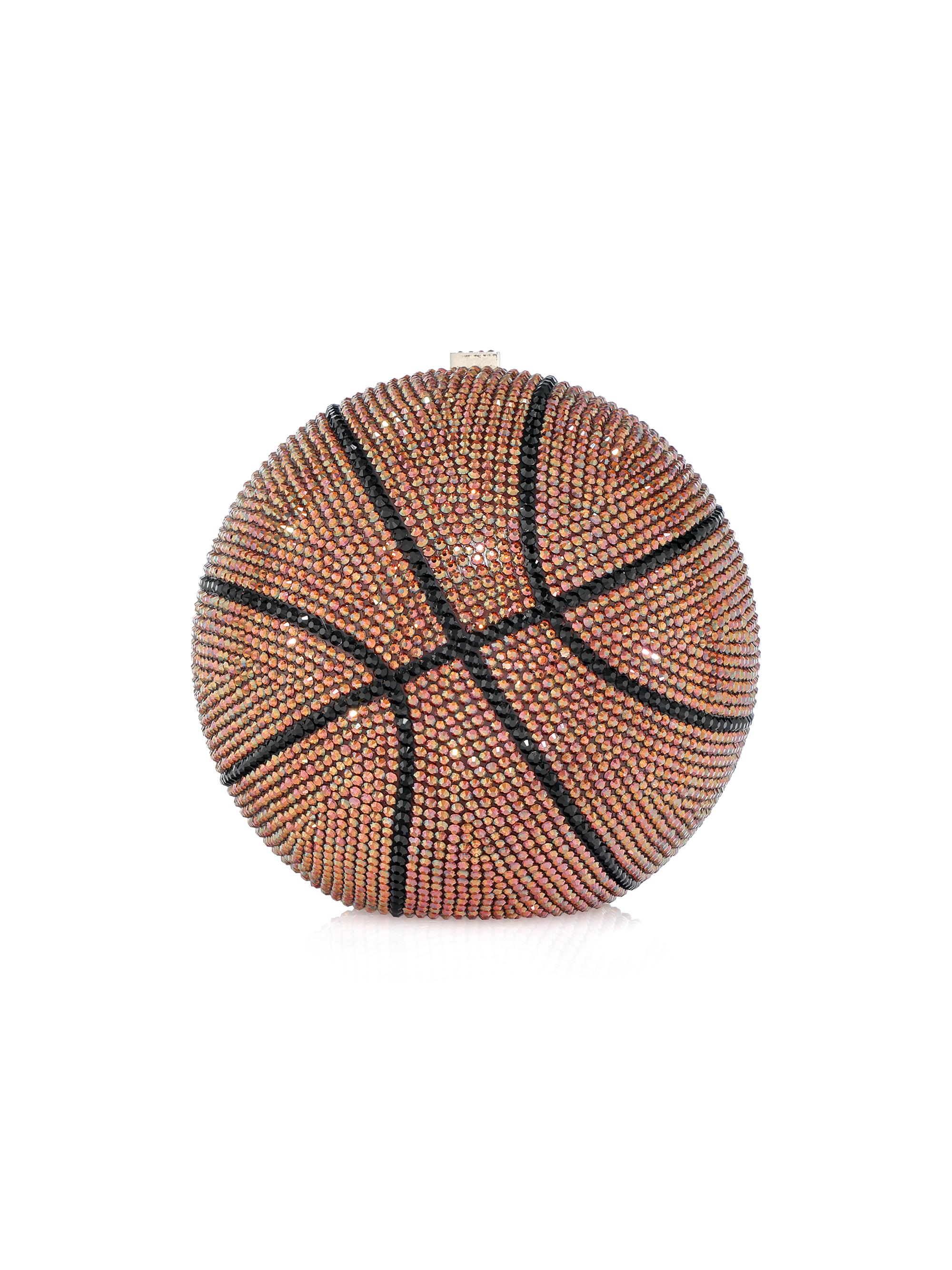 Judith Leiber Couture Women's Basketball Crystal Clutch - Copper