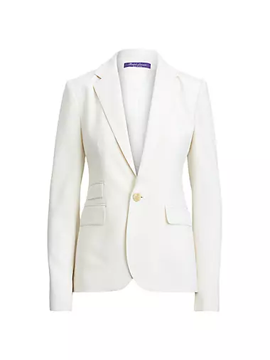 Ralph Lauren Parker Cashmere Jacket In Lux Cream