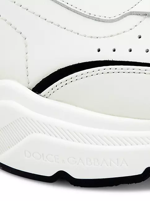 Dolce & Gabbana Men's Day Master Two-Tone Chunky Runner Sneakers Black