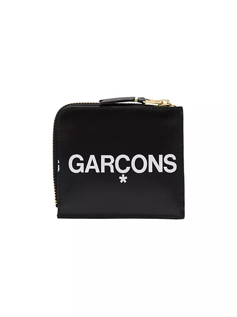 Comme des Garcons Round Zip Long Wallet Luxury Line Embossed Leather Long Wallet