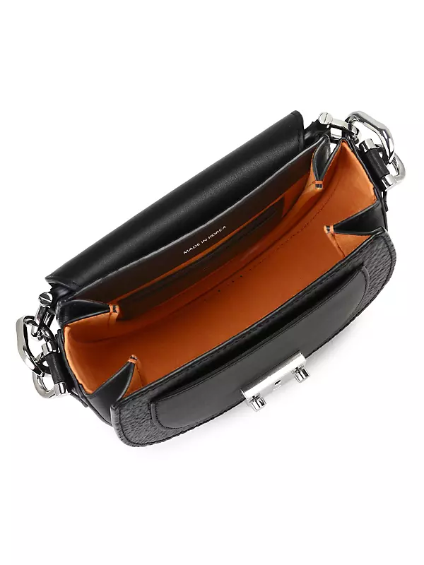 NEW LORO PIANA $1,900 red leather clutch bag removable shoulder strap  handbag