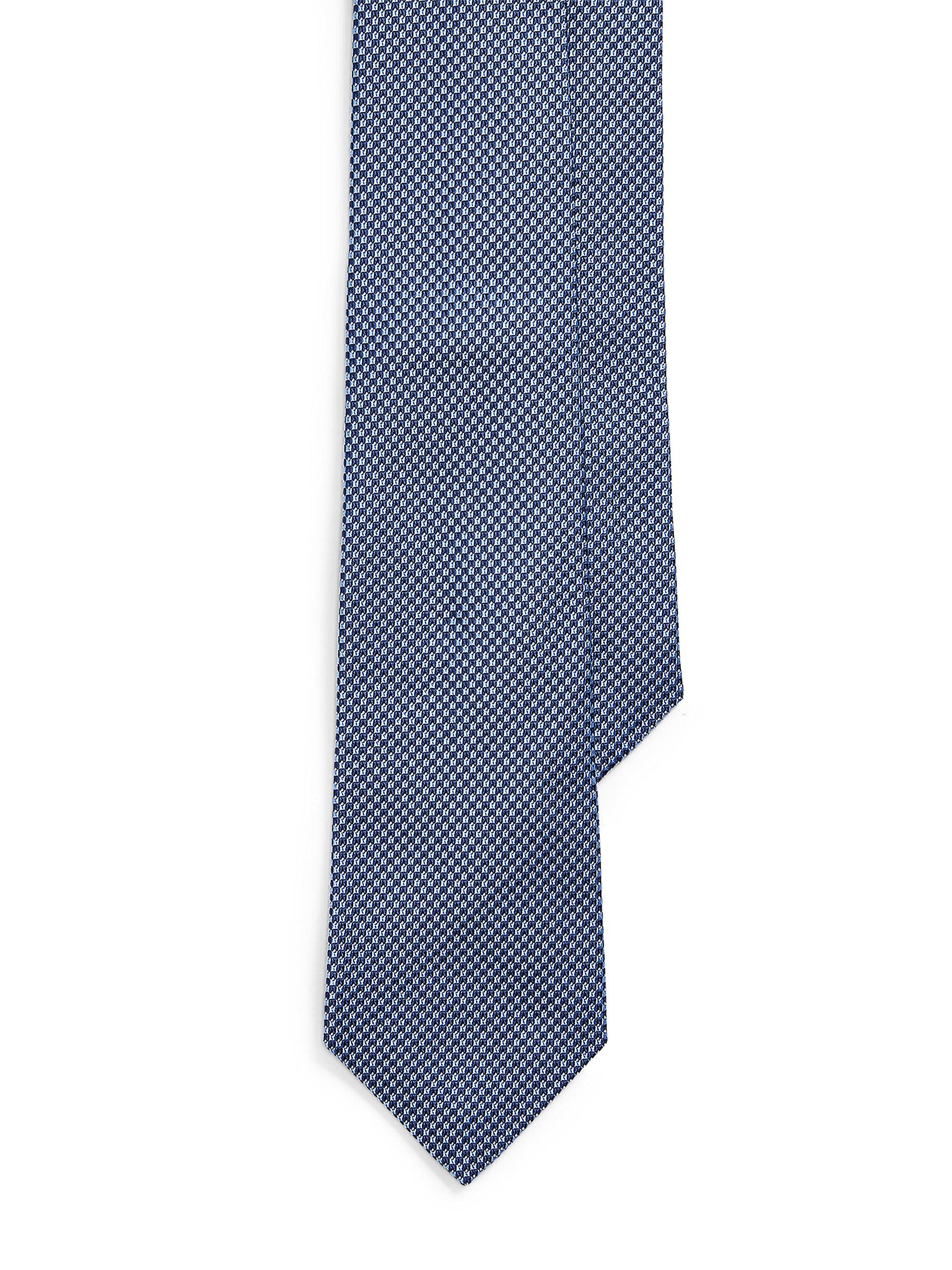 Ralph Lauren Purple Label Men's Bond St. Silk Tie - Navy Blue