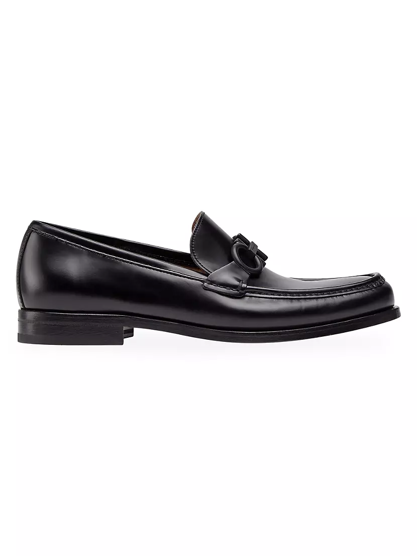 Shop FERRAGAMO Rolo 10 Leather Loafers | Saks Fifth Avenue