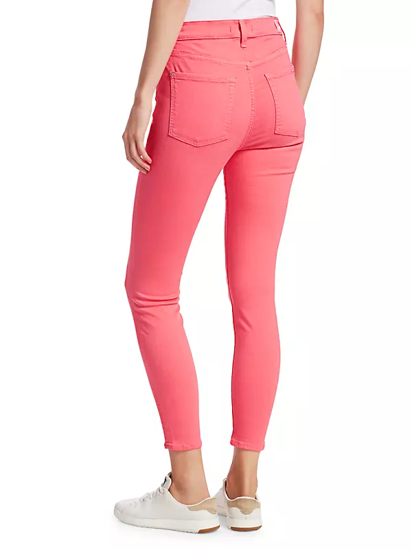 High-Rise Ankle Skinny Jeans