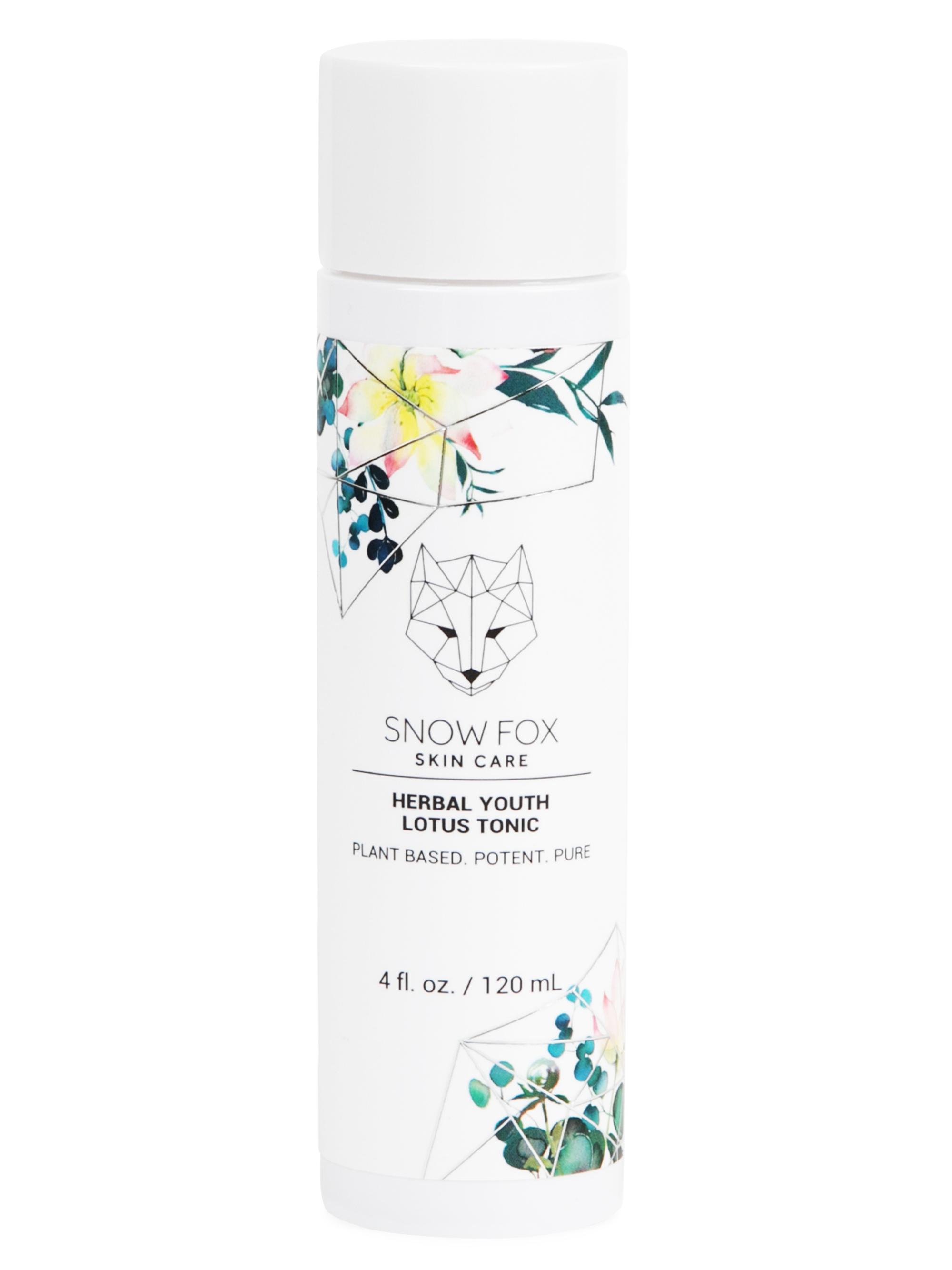Snow Fox Skincare Women's Herbal Youth Lotus Tonic