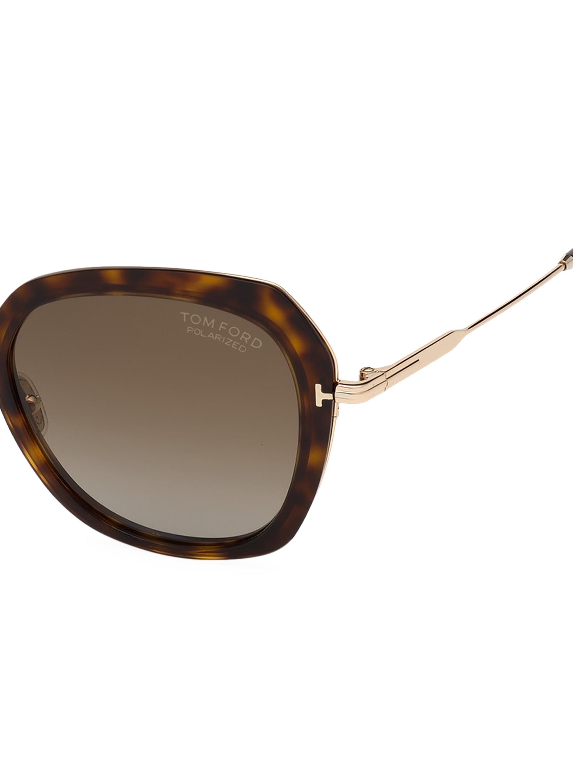 TOM FORD Kenyan 54MM Butterfly Sunglasses | Saks Fifth Avenue display picture 3