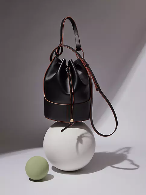 LOEWE Medium Leather Balloon Bucket Bag