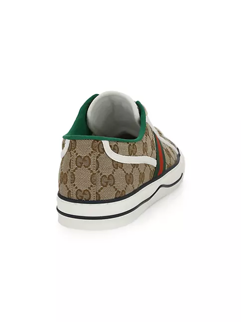 New Gucci Tennis 1977 Low 'GG Supreme Flora' Size 38 Sneakers 2