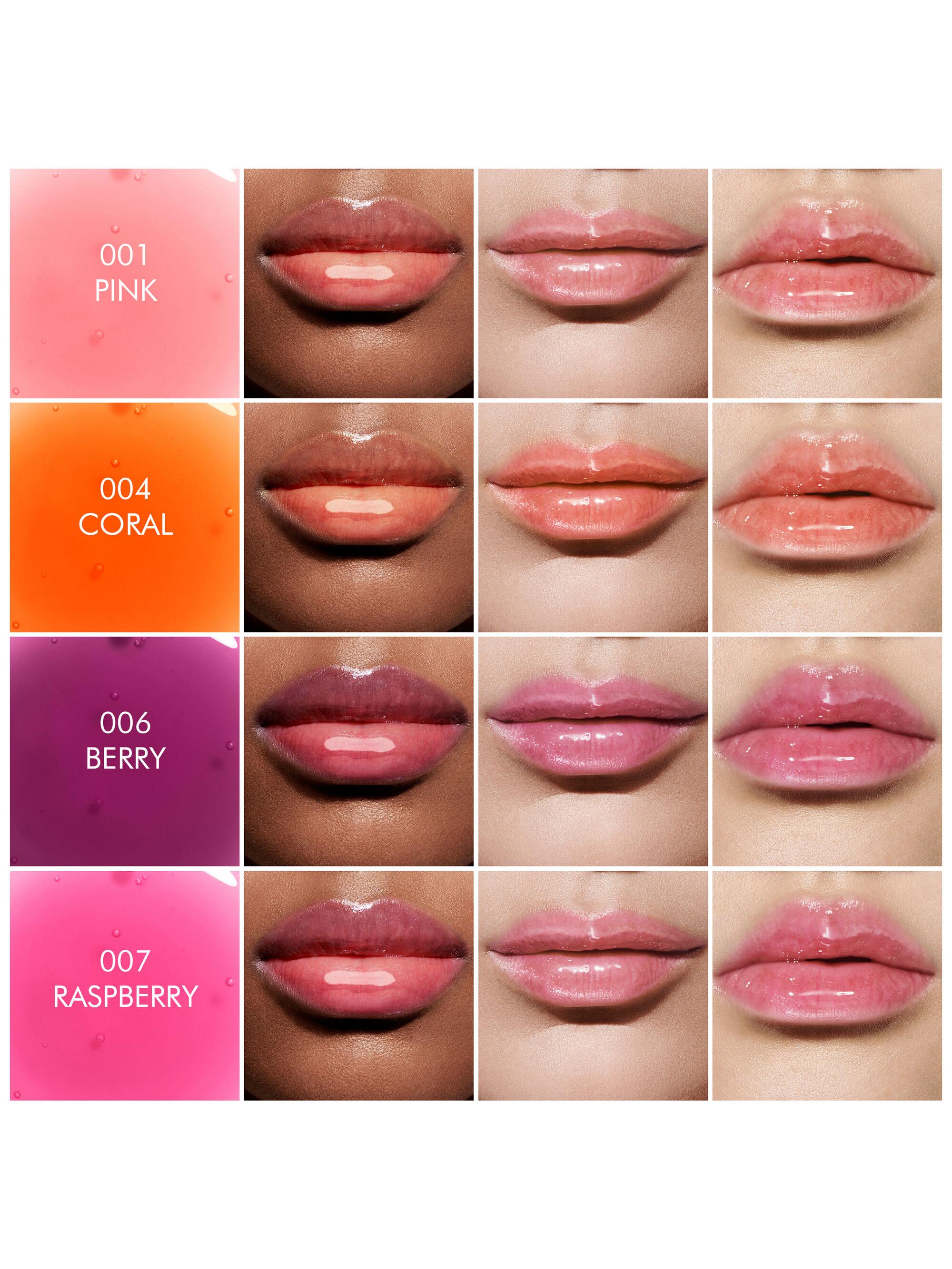 coral lip glow