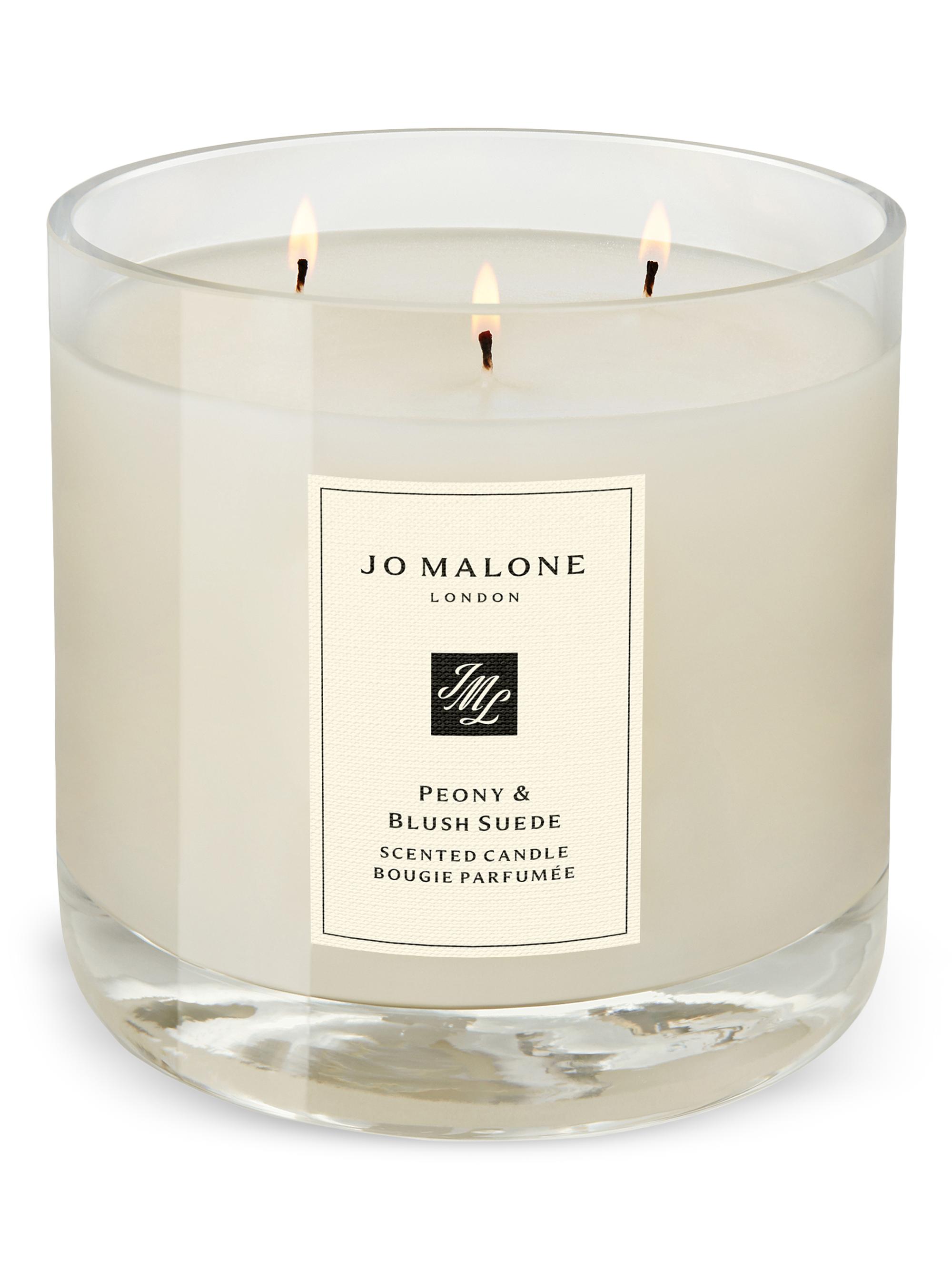 Jo Malone Peony & Blush Suede アロマキャンドル Jo Malone London Peony & Blush Suede Candle | Saks Fifth Avenue