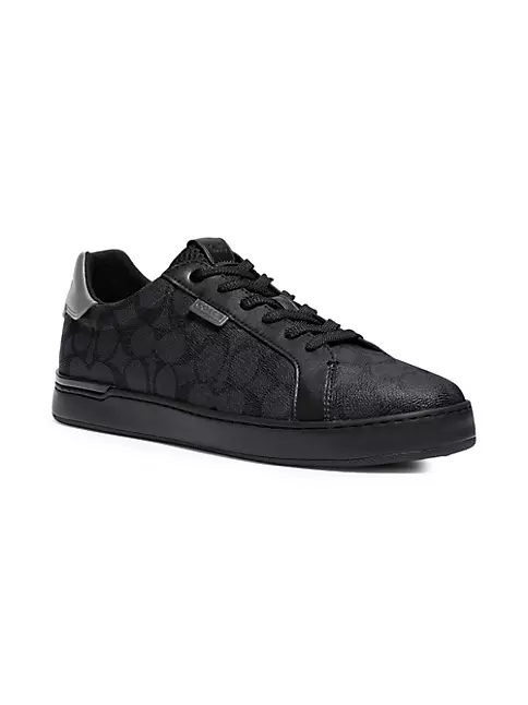 Shop COACH Signature Tennis Cup Sole Low-Top Sneakers