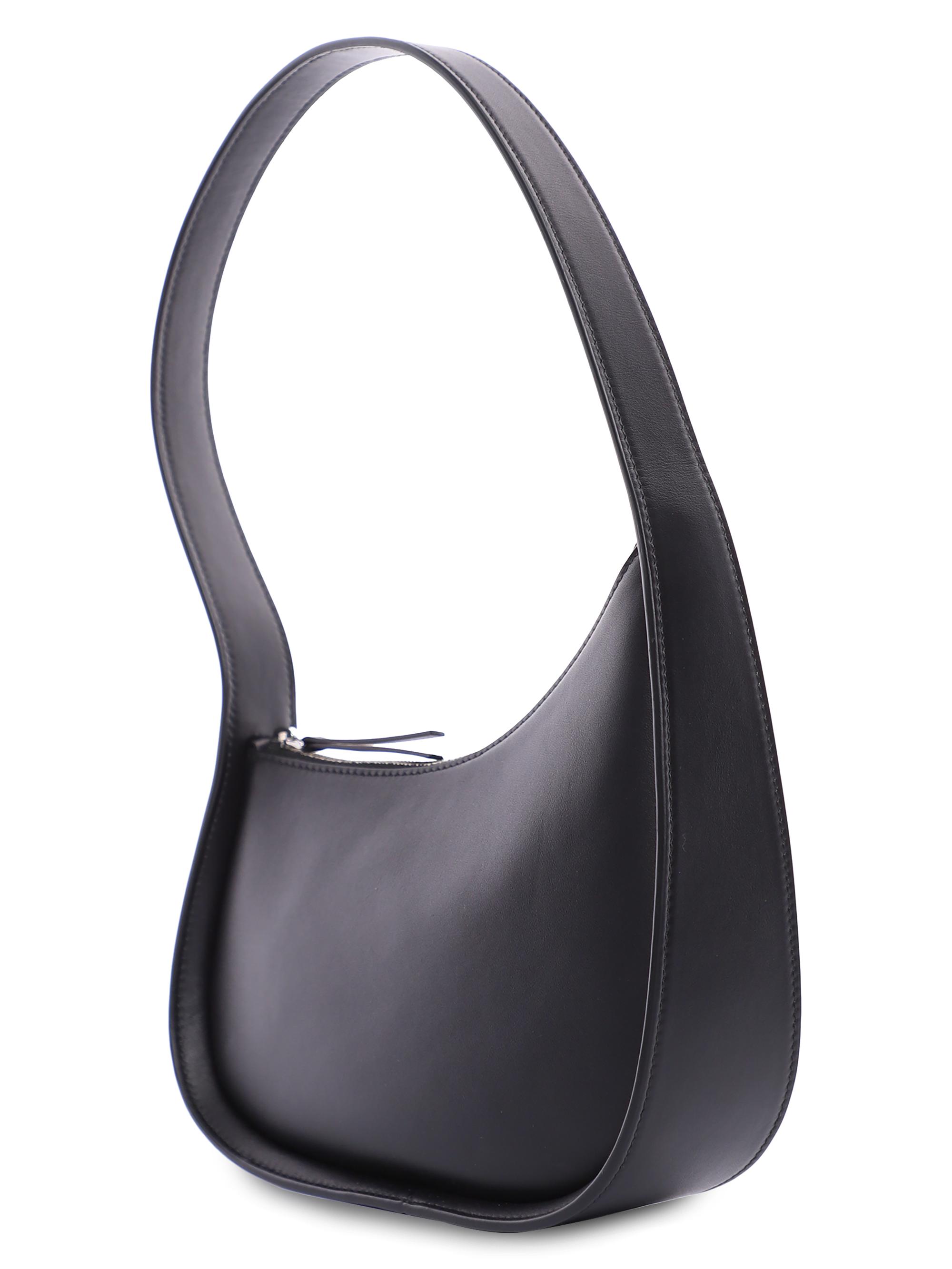 The Row Half Moon Leather Shoulder Bag | Saks Fifth Avenue