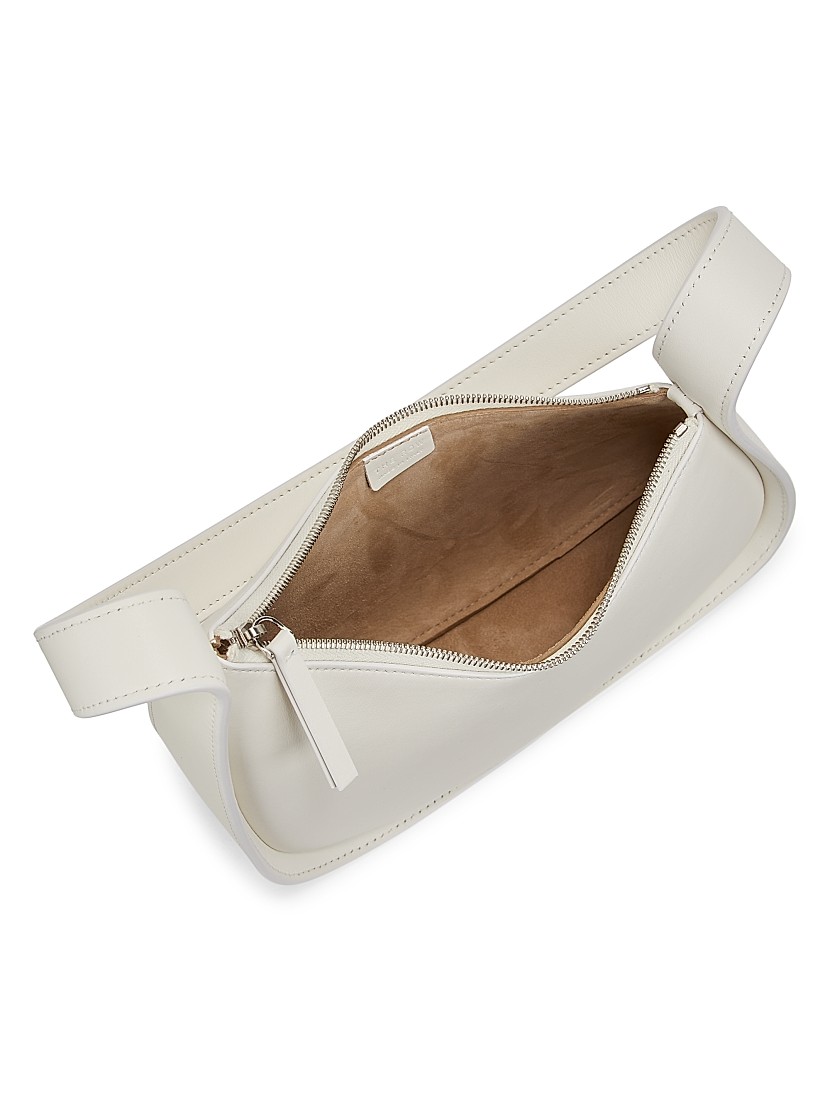 Shop The Row Half Moon Leather Shoulder Bag | Saks Fifth Avenue Shop The Row Half Moon Leather Shoulder Bag | Saks Fifth Avenue