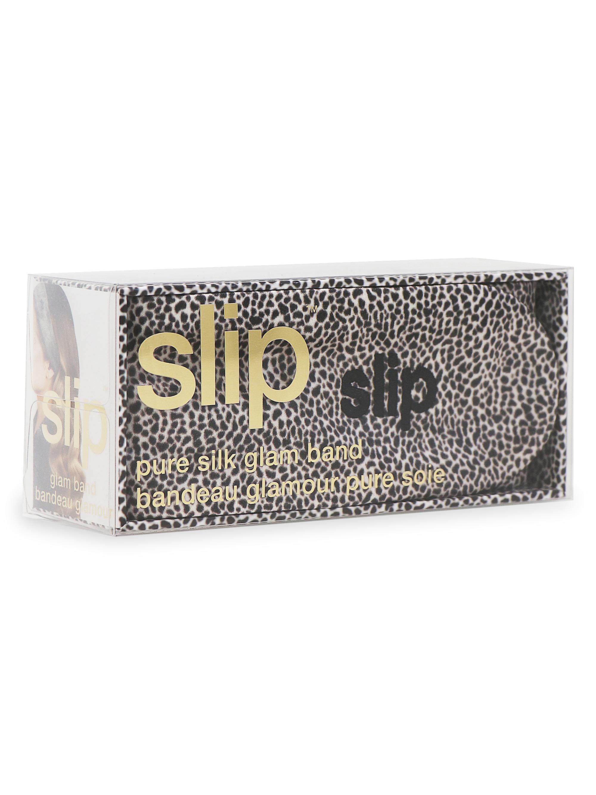 slip Glam Leopard Silk Headband | Saks Fifth Avenue display picture 1