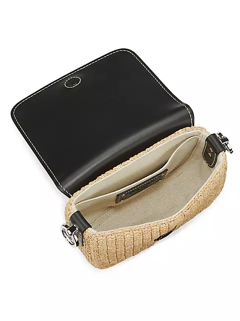  Black clutch evening bag for women Small purse crossbody with  chain Handmade raffia formal bag : Handmade Products