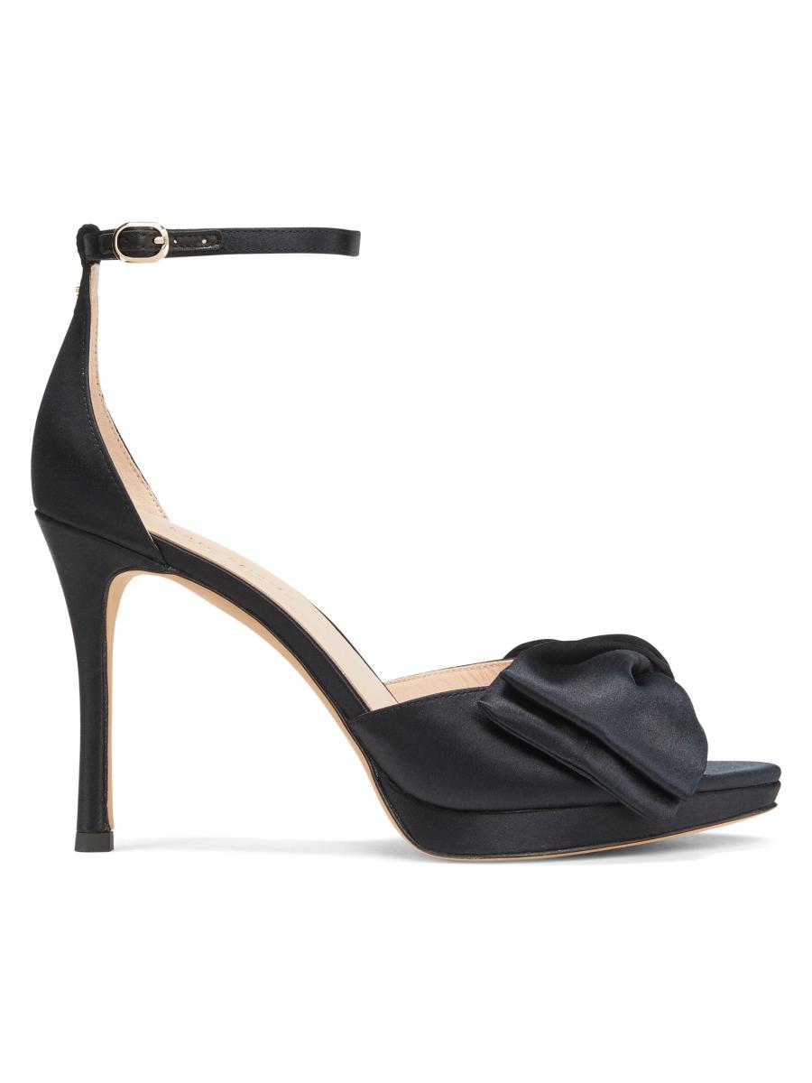 kate spade new york Bridal Bow Satin Platform Sandals | Saks