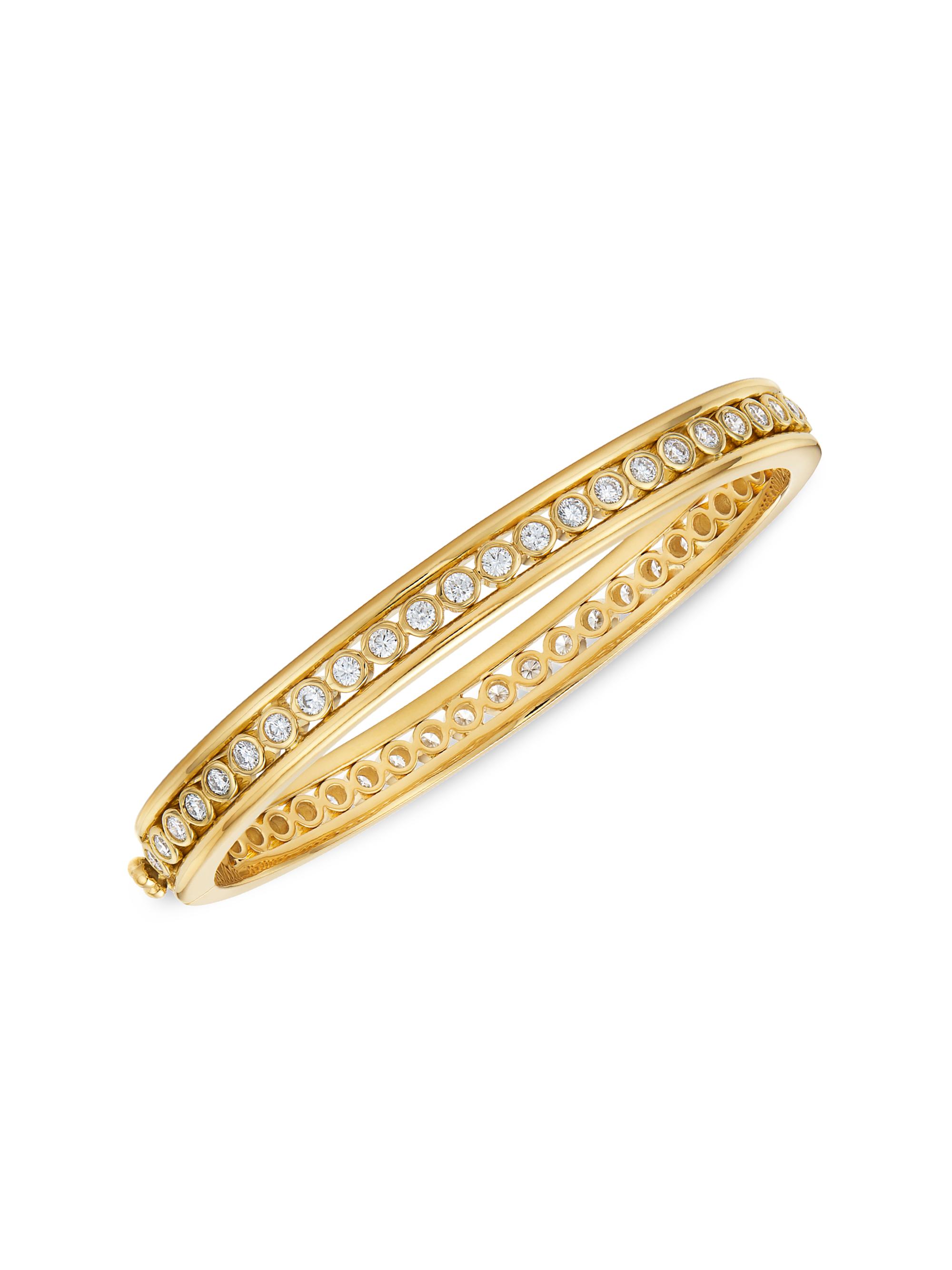 Temple St. Clair Women's Florence86 Eternity 18K Yellow Gold & Diamond Bracelet - Yellow Gold