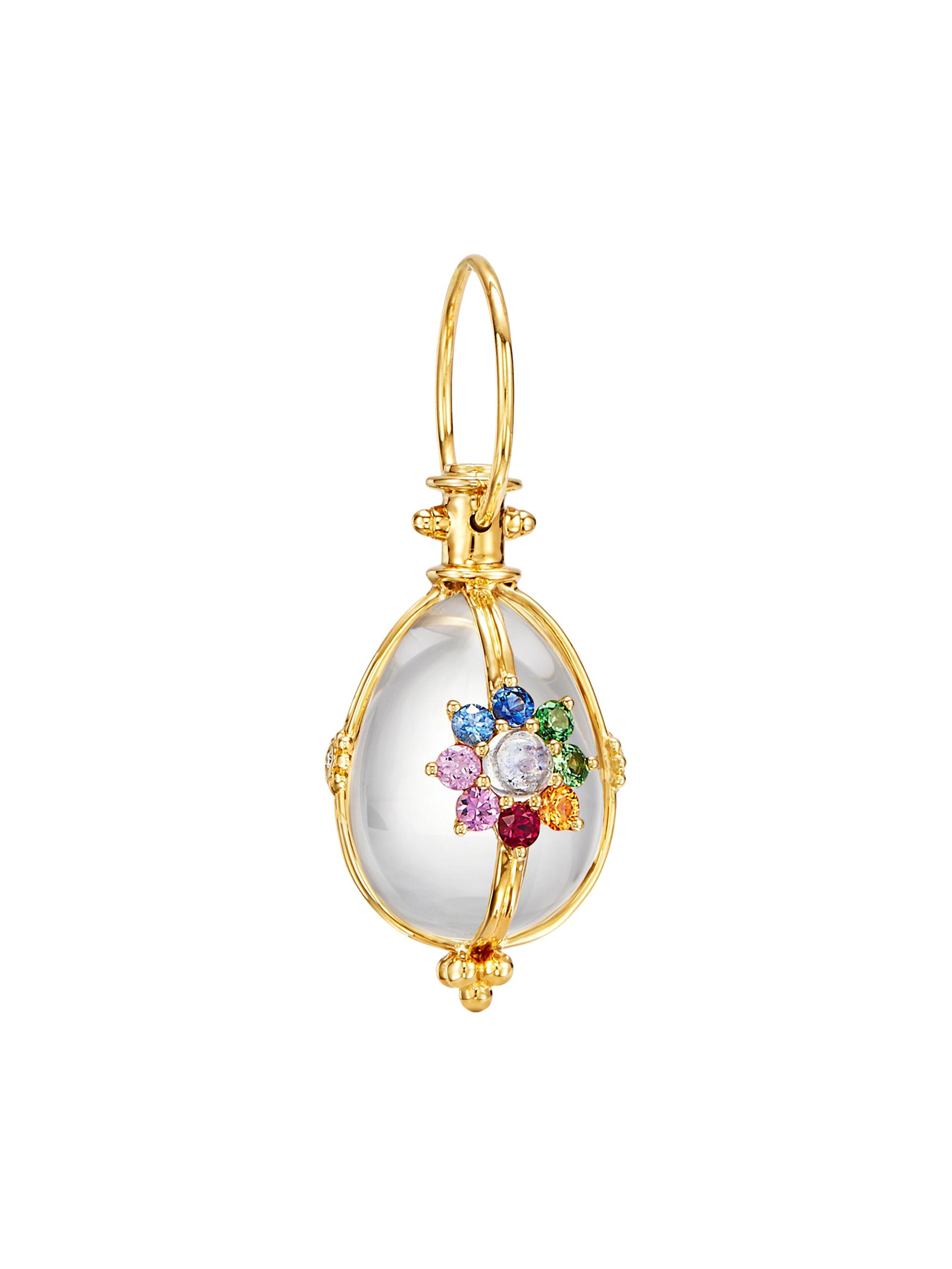 Temple St. Clair Women's Celestial Stella 18K Yellow Gold & Multi-Stone Amulet - Yellow Gold