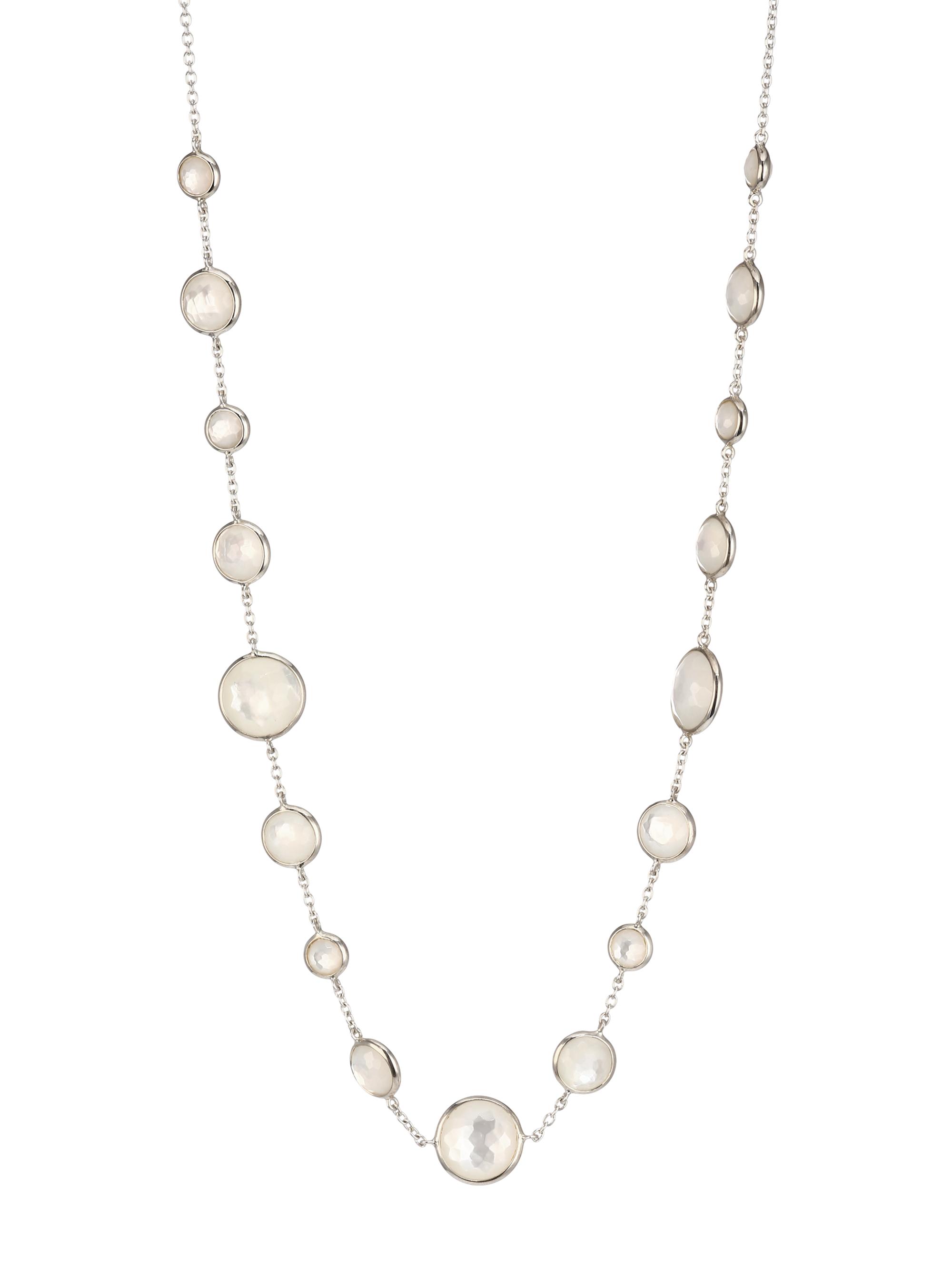 Ippolita Women's Lollipop Short Lollitini Sterling Silver, Mother-Of-Pearl & Doublet Necklace - Silver