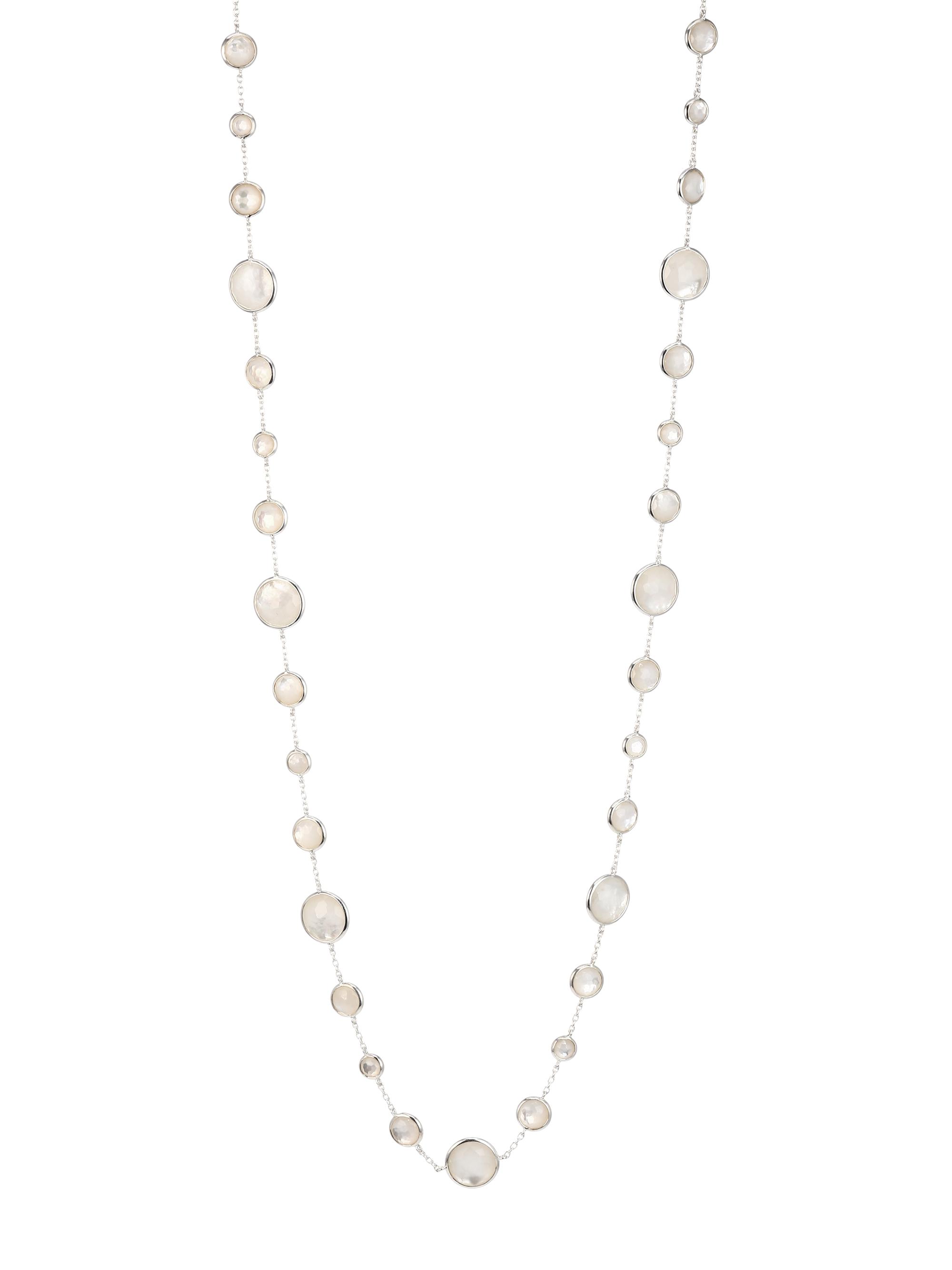 Ippolita Women's Lollipop Long Lollitini Sterling Silver, Mother-Of-Pearl & Doublet Necklace - Silver