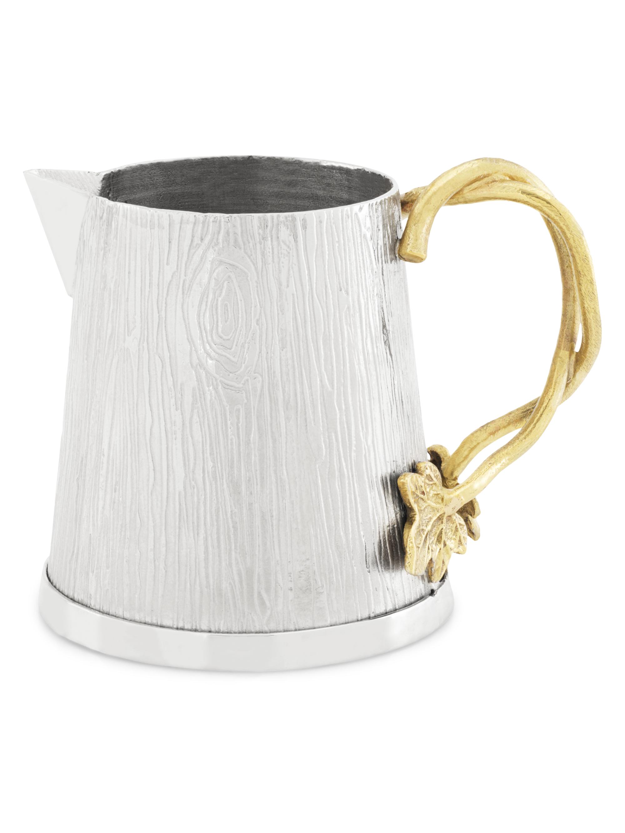 Michael Aram Ivy & Oak Stainless Steel & Brass Creamer