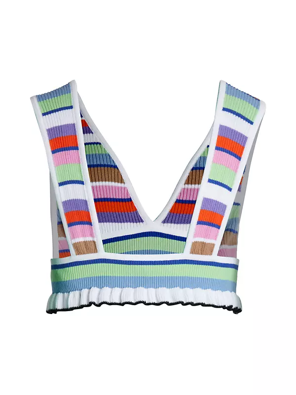 Stripe Knit Bralette