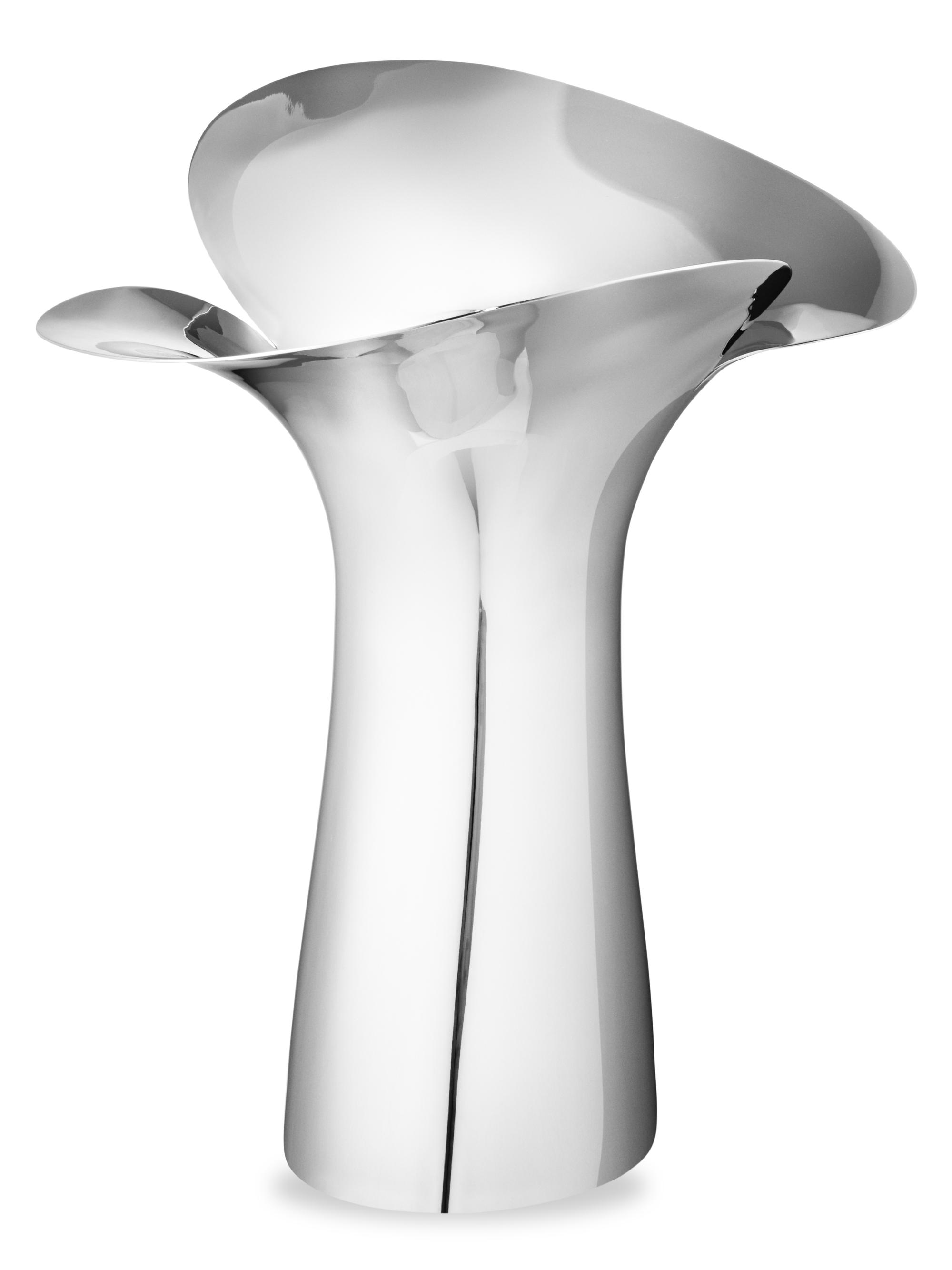 Georg Jensen Bloom Botanica Stainless Steel Vase Large