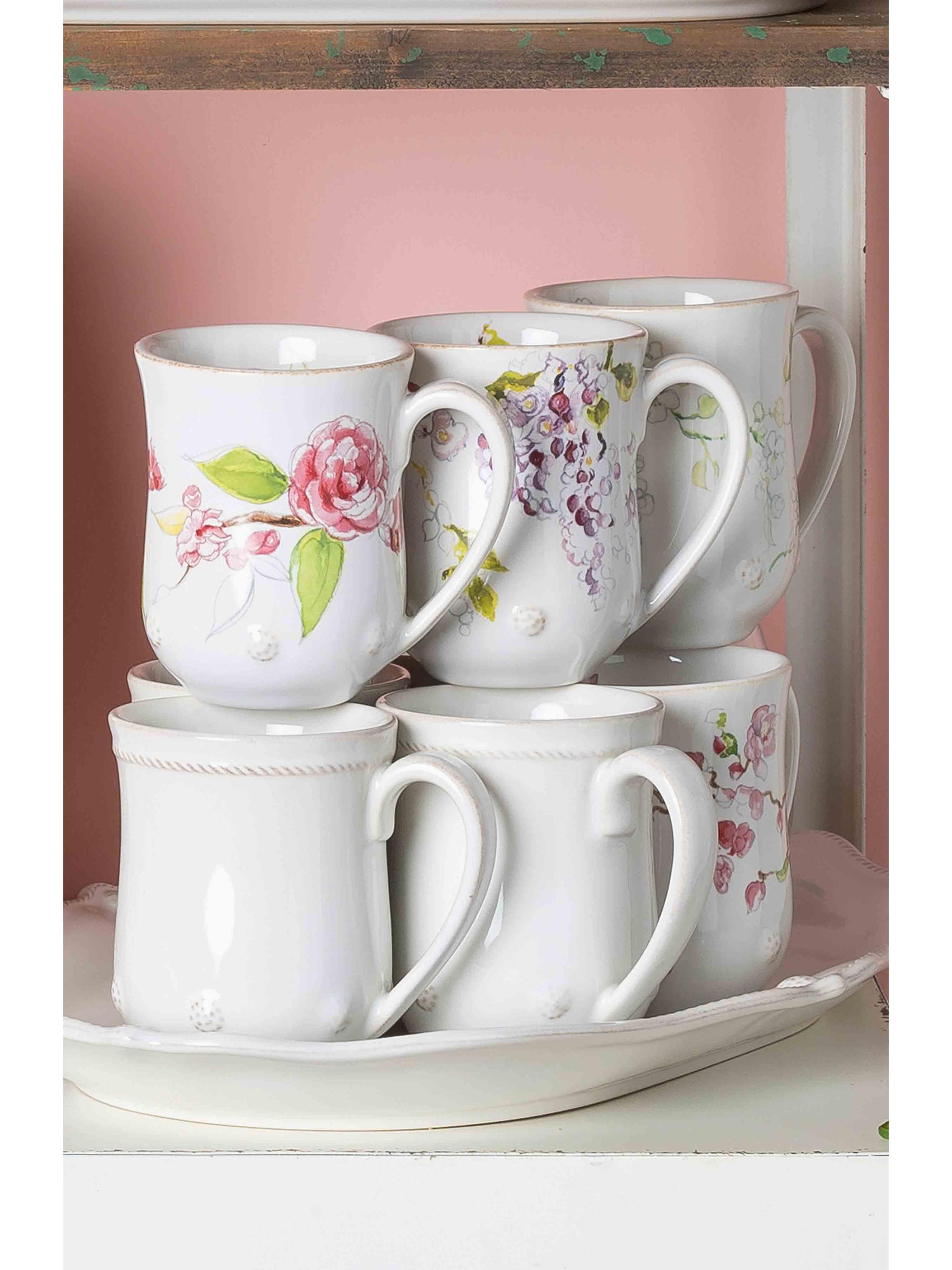 Berry & Thread Floral Sketch Mug - Thumbnail 3