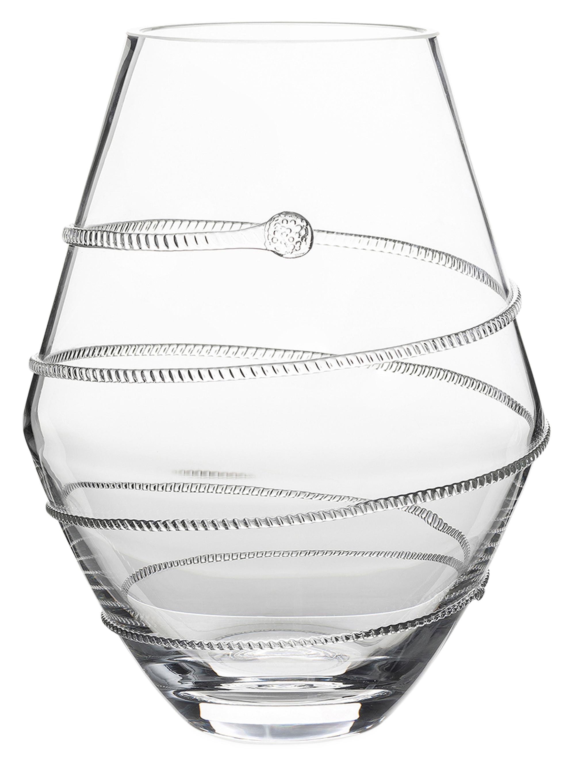 Juliska Amalia Glass Vase/11" - Clear