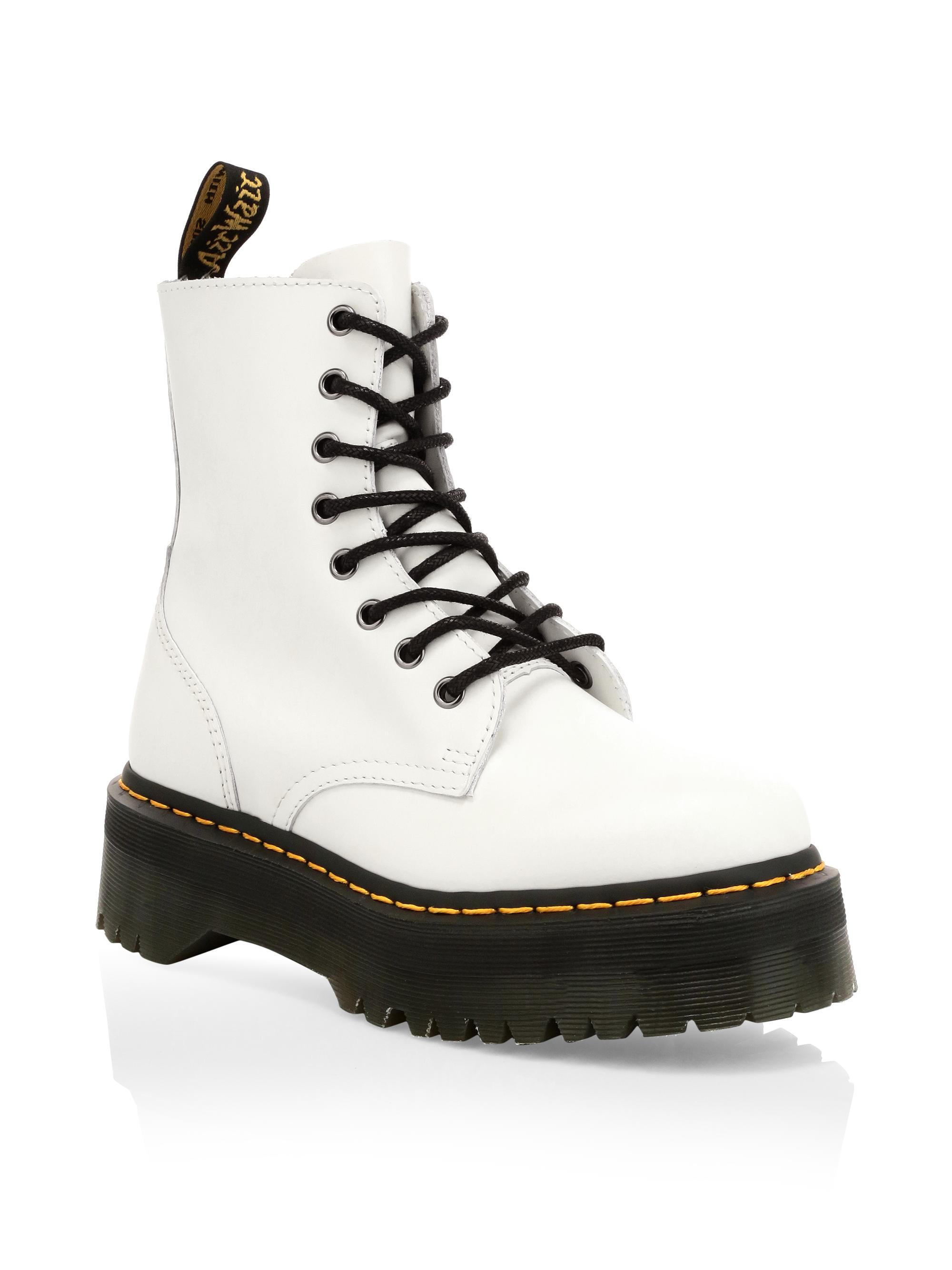 Dr. Martens Jadon Leather Combat Boots | Saks Fifth Avenue