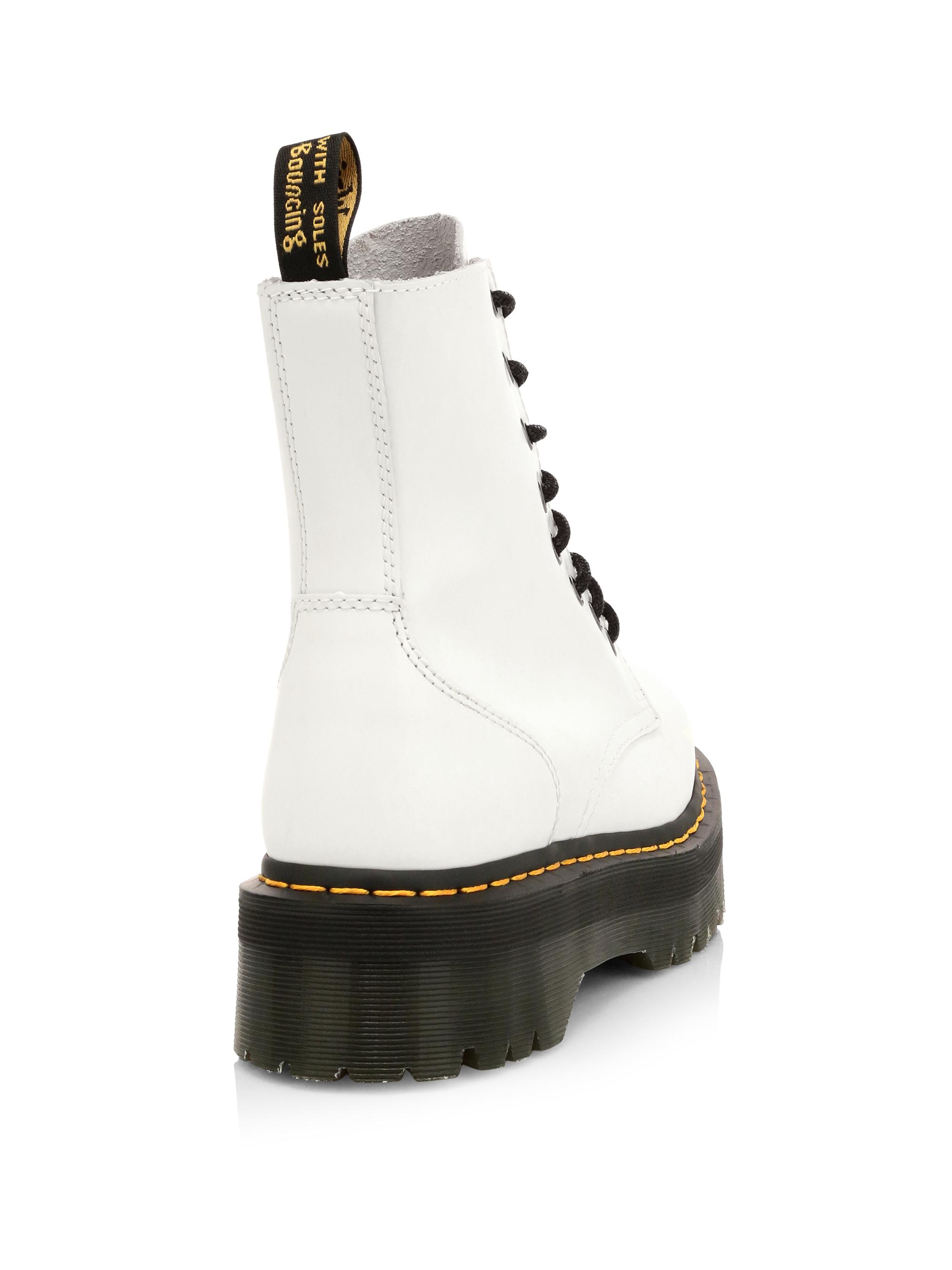 Dr. Martens Jadon Leather Combat Boots | Saks Fifth Avenue