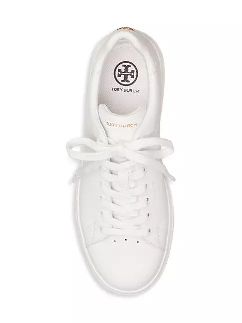 Tory Burch Women's Howell Lace Up Sneakers - 11 / Titanium White